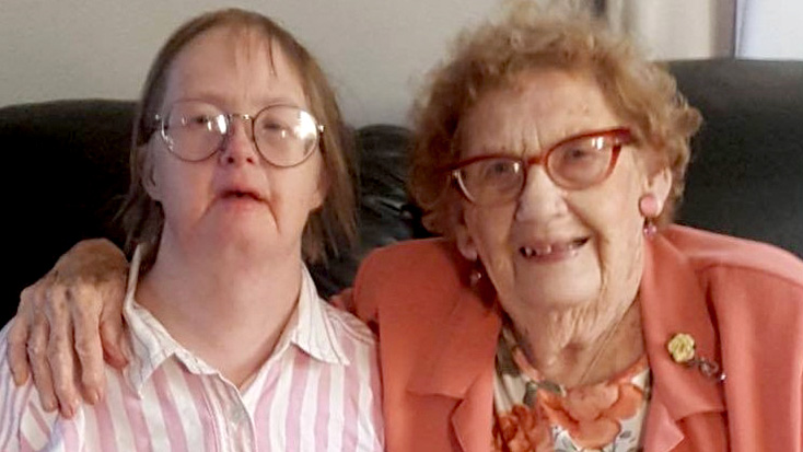 Tami Sheppard photographed with her mother Ruth Sheppard