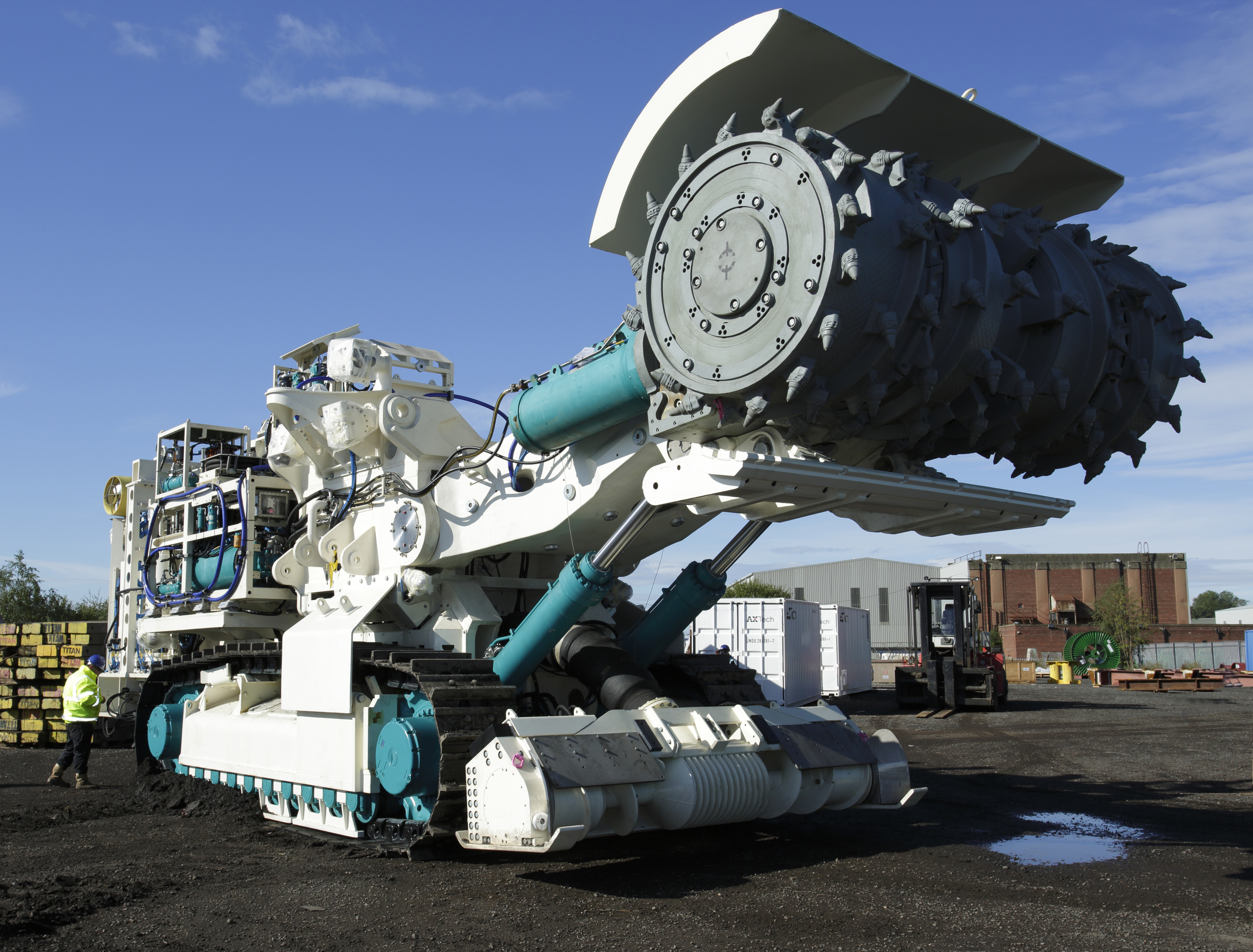 A bulk cutter like this will help Nautilus Minerals mine the seabed off the shore of Papua New Guinea. (Nautilus Minerals)