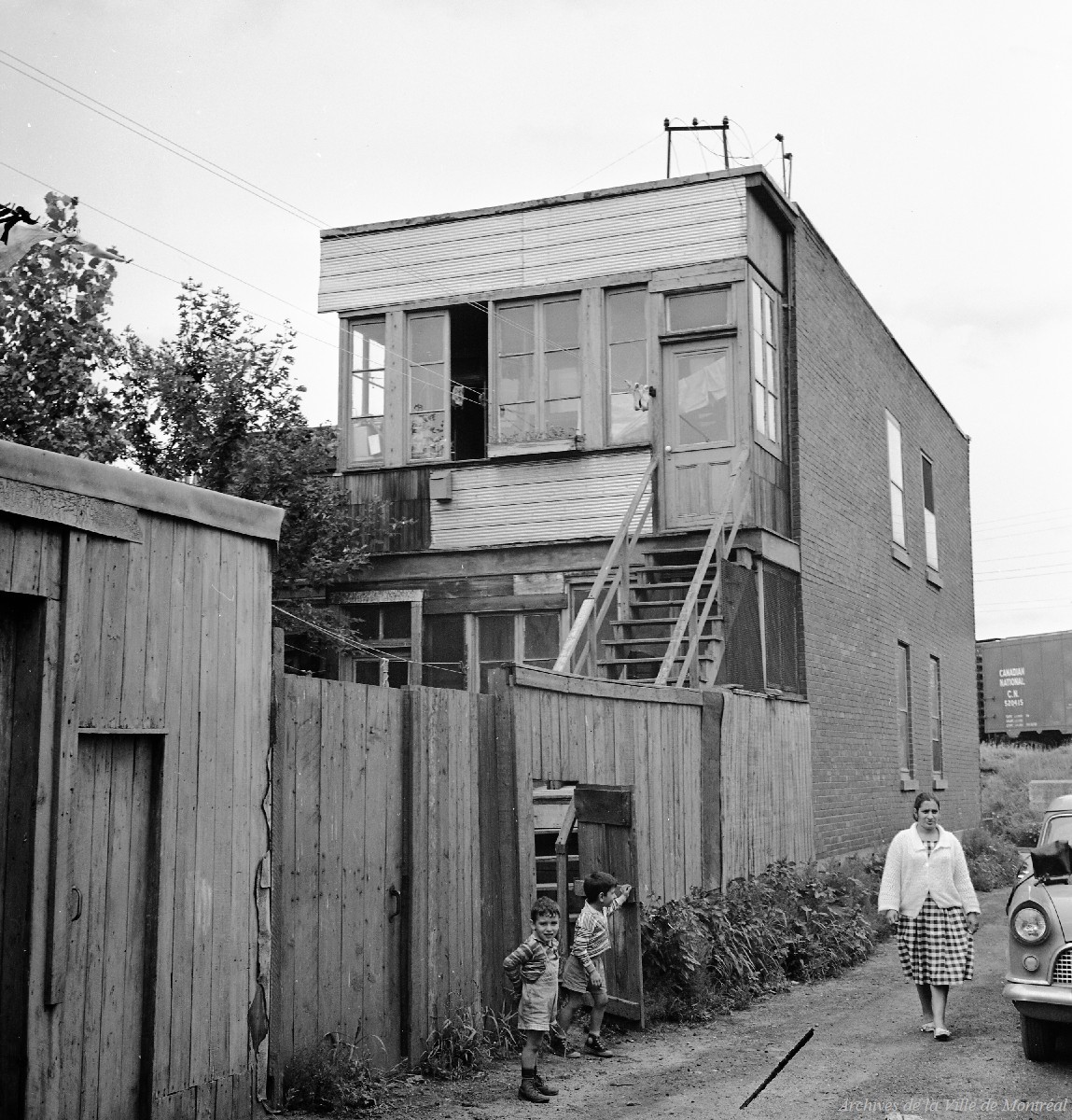 About 300 families lived in Goose Village in the 1960s. (Flickr/Archives de Montréal)