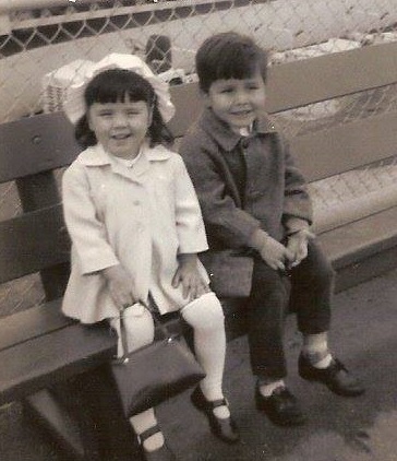 A young Gord Loverin with his sister. (Submitted by Gord Loverin)