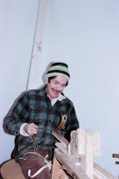 Gilbert Sark struggled with the trauma he had experienced for his whole life, but he also found peace in making baskets. (Submitted by Madlene Sark)