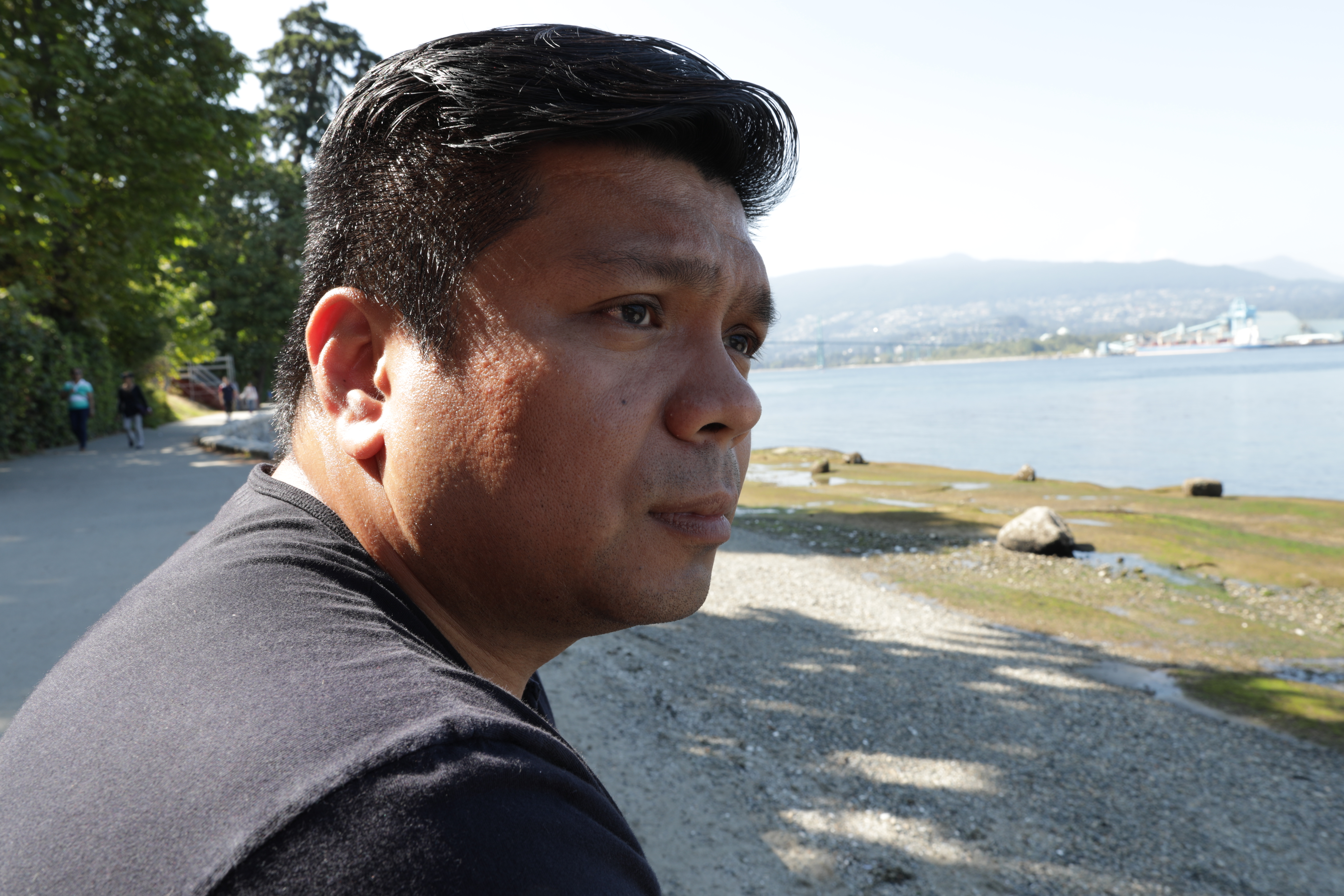 Lowell Menorca escaped to Canada more than two years ago from the Philippines. (CBC)