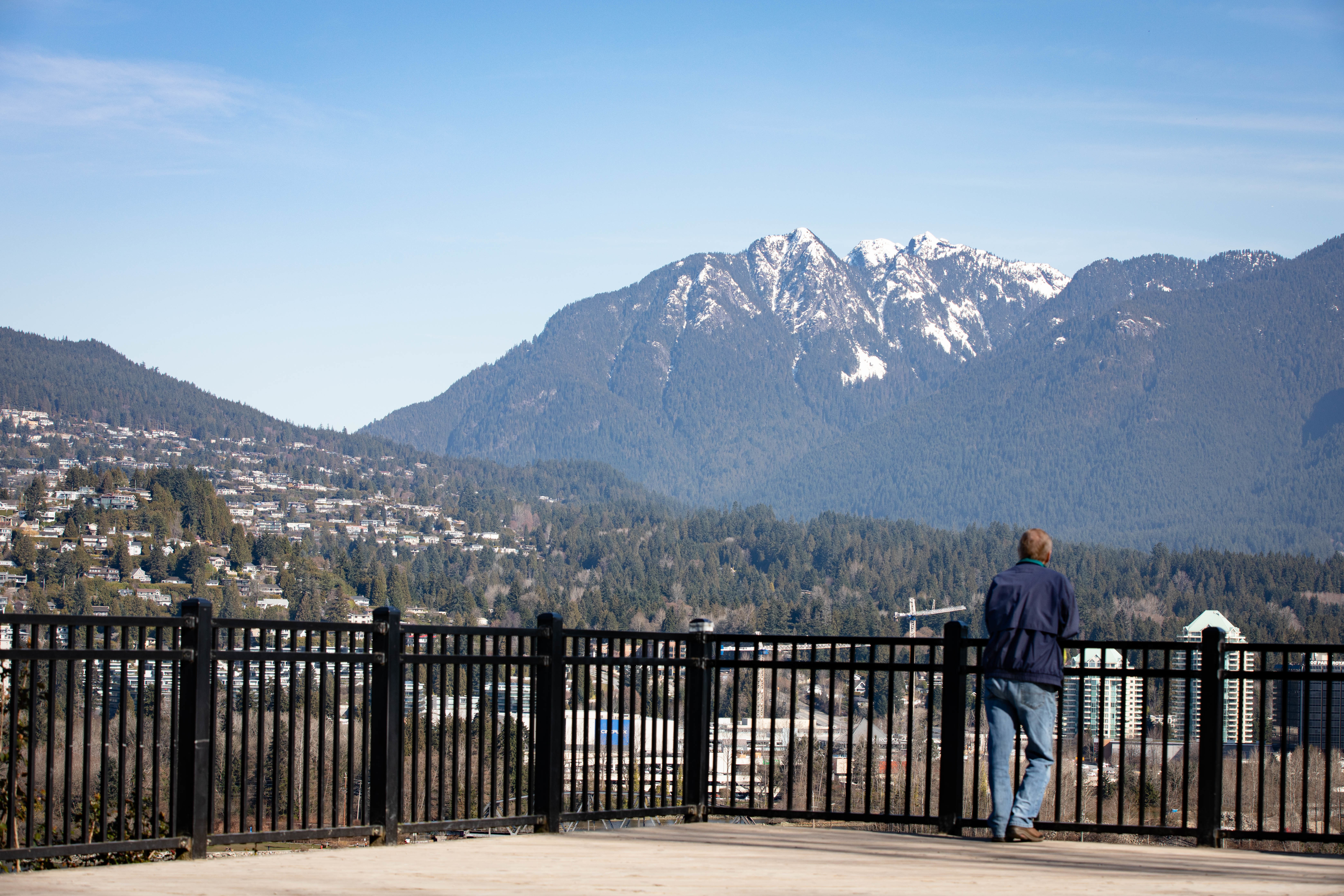 The view from Stanley Park's Prospect Point on Wednesday, March 18, 2020. (Maggie MacPherson/CBC)