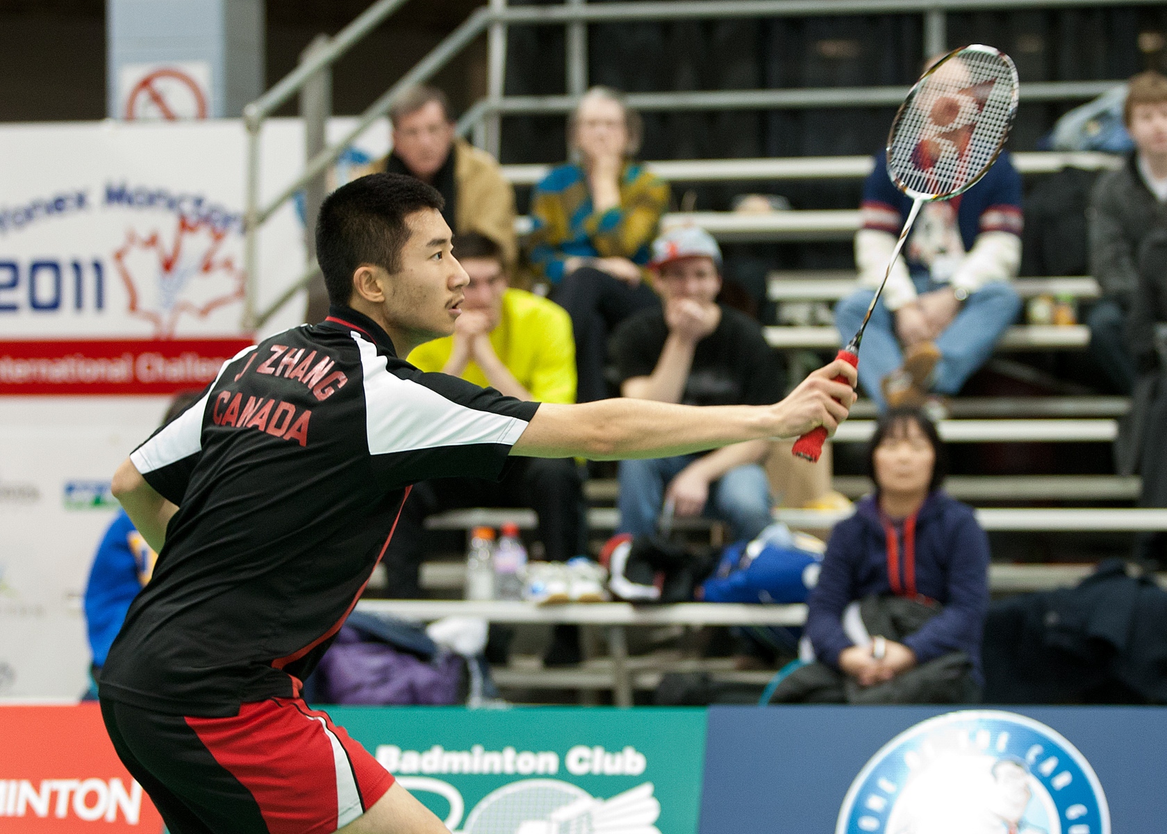 Zhang trained hard after beating cancer. He wanted to play badminton at the same level he had before, and he proved his willpower and strength at the Moncton International Challenge. He didn’t come first, but he finished with a No. 10 ranking for Canadian juniors under 19. (Dan MacDonald/Submitted)