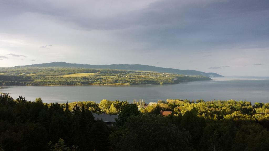 The view from Mélissa Deschênes's home in La Malbaie, in the Charlevoix region of Quebec.(Josée Deschênes)