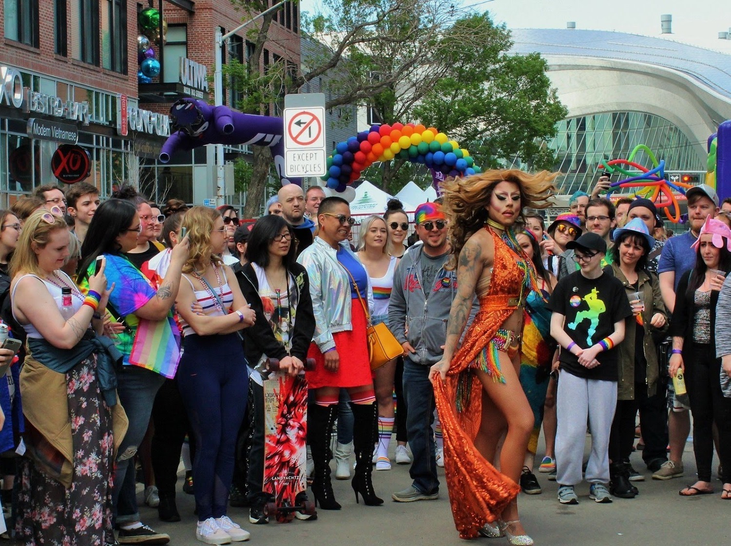 Evolution Wonderlounge held a street party on the day the Pride parade was supposed to be held. (Evolution Wonderlounge)