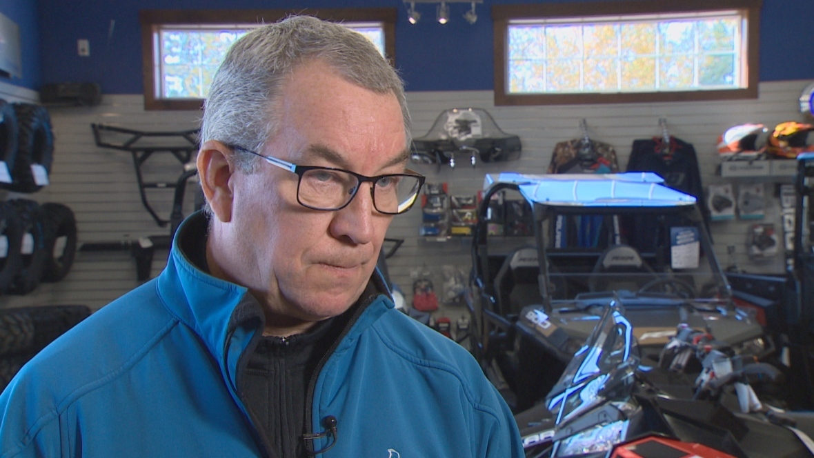 Ross Antworth, general manager of the New Brunswick Federation of Snowmobile Clubs, says individuals must be responsible for their safety on a machine. (Jon Collicott/CBC)