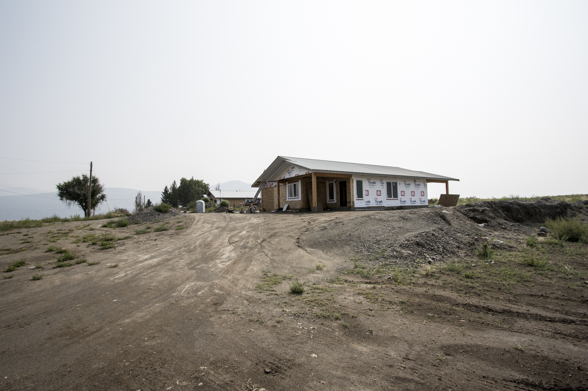 The Ashcroft Indian Band has spent nearly $3 million on reconstruction, rebuilding eight of the twelve homes that were destroyed. (Tina Lovgreen/CBC)