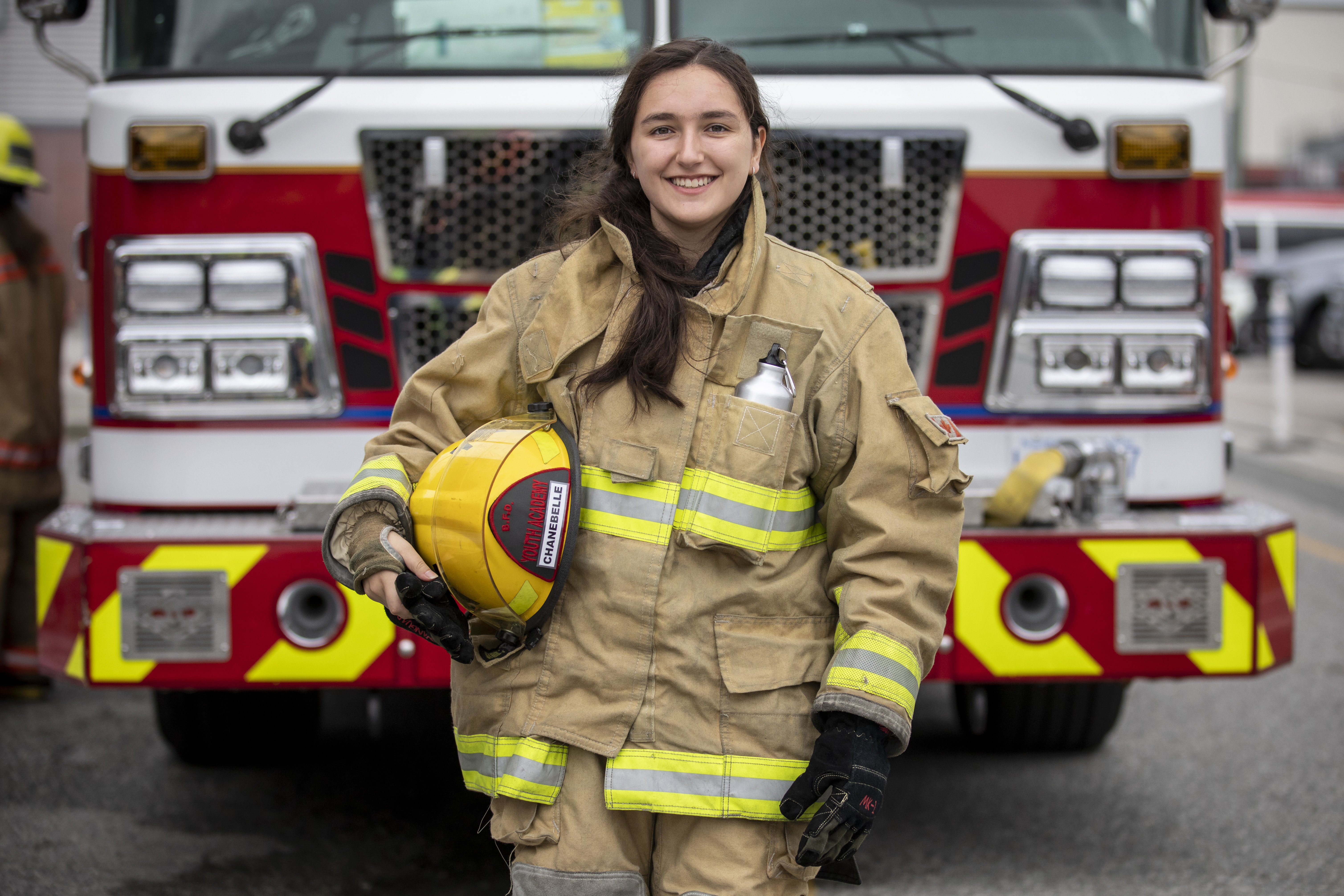 Chanebelle Murphy-Salazar was one of more than 20 girls participating in Camp Ignite this week. (Ben Nelms/CBC)