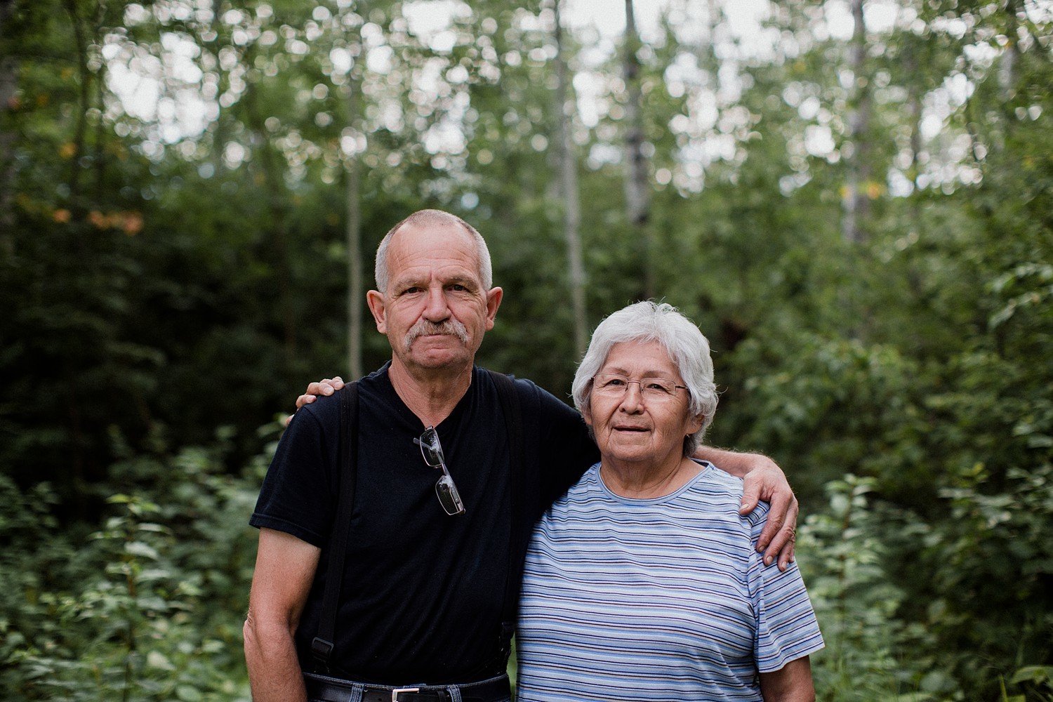 Mike and Vitaline Read, English River First Nation, Sask, 2014. (Tenille Campbell)