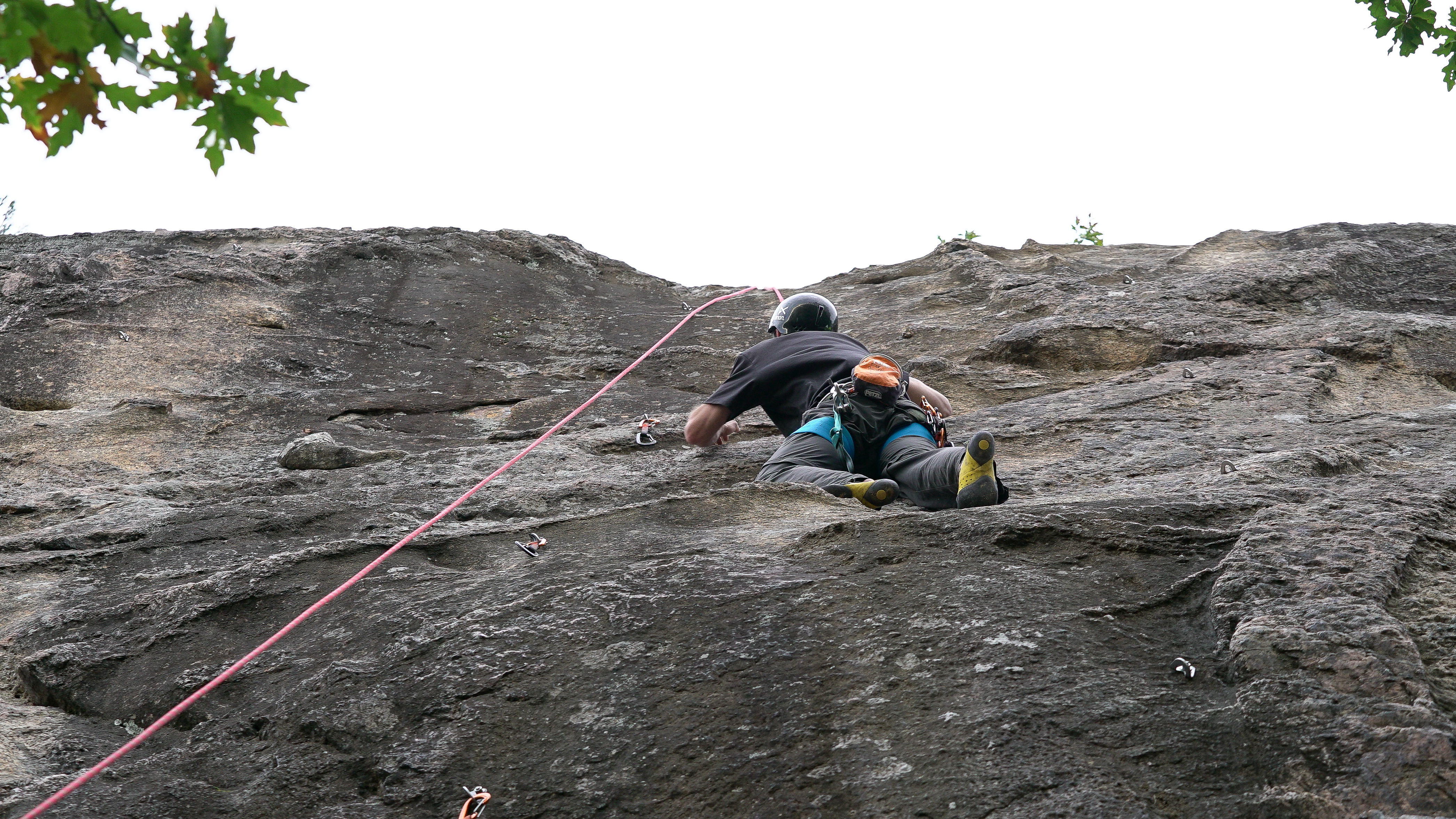 Decaire said climbing has changed everything for him, including his diet. Since he started the sport, he’s lost about 100 pounds. (Alexander Behne/CBC)