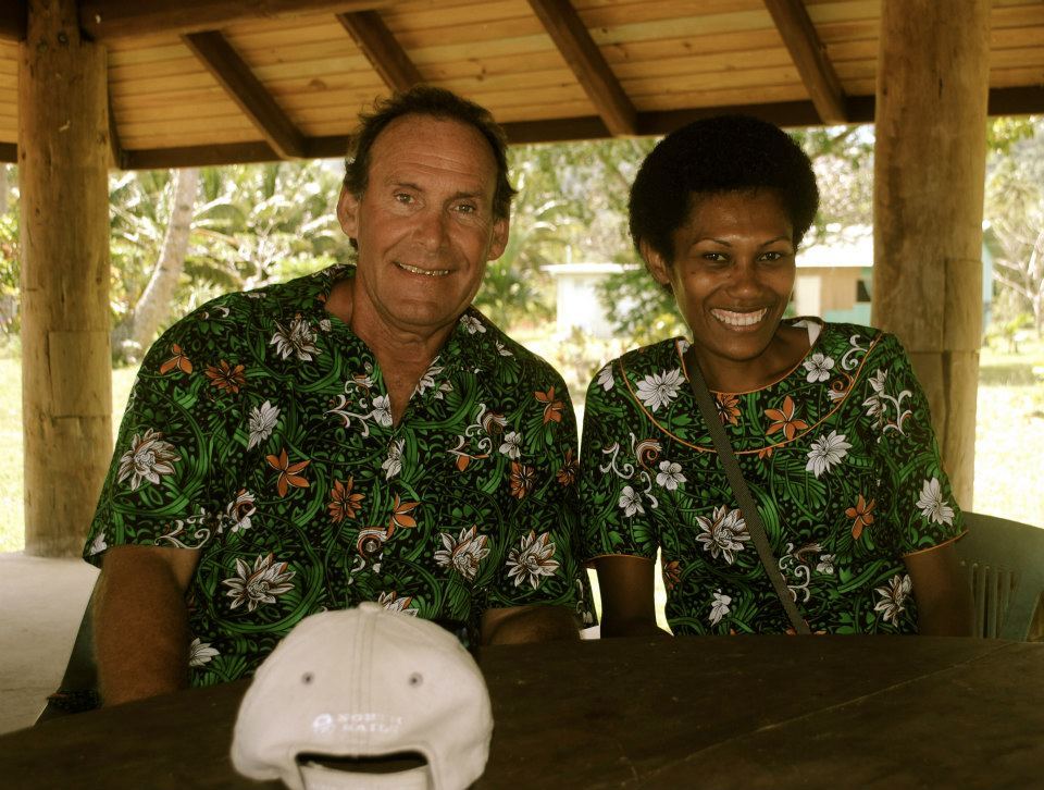 Krieger and his wife Millie bought land in a Fijian seaside town (Courtesy Peter Stevenson)