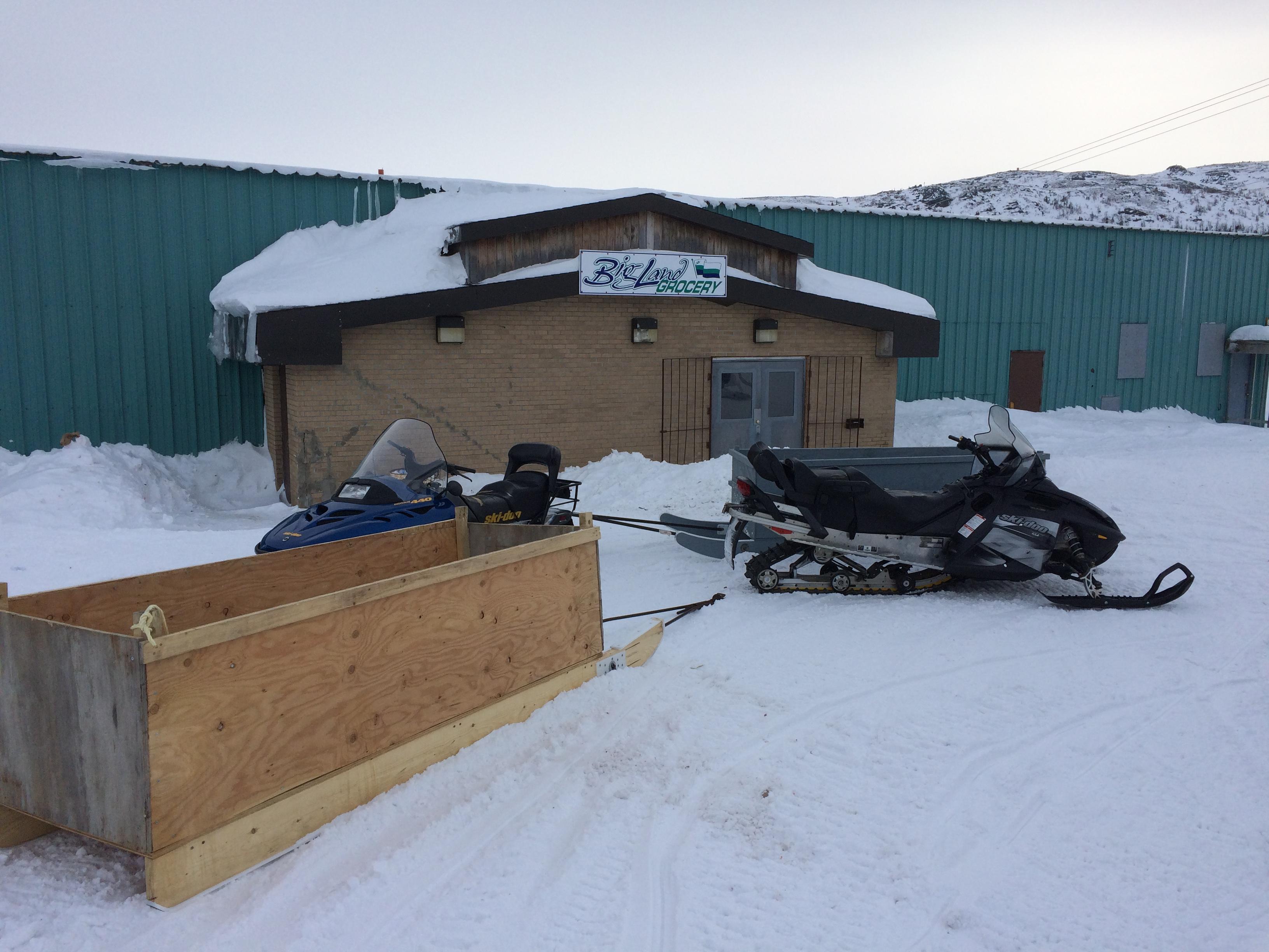 The Big Land Grocery store in Nain. (Jen White/CBC)