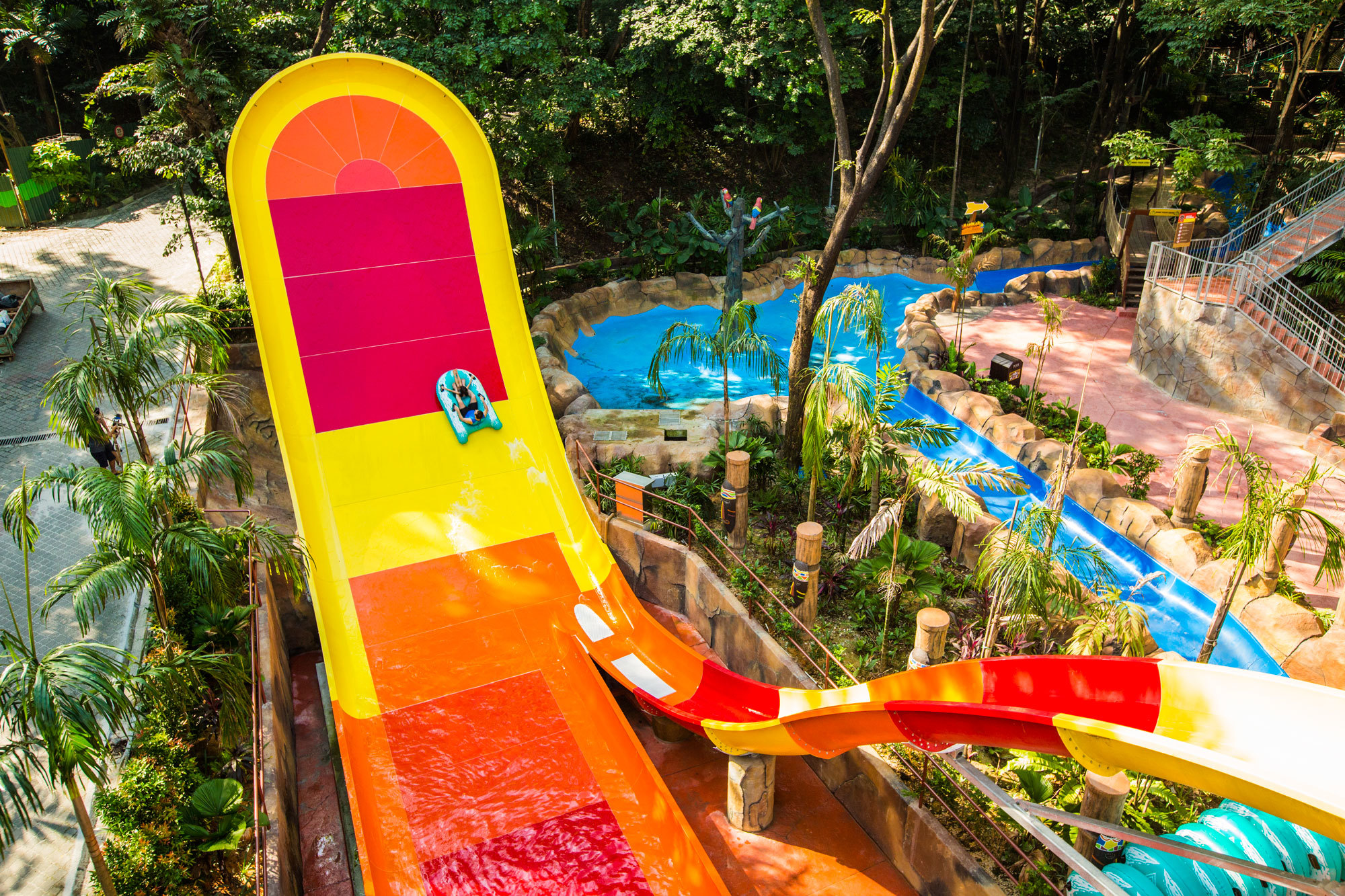 Emily Colombo helped design this Boomerango at the Sunway Lagoon water park in Kuala Lumpur. (Emily Colombo)