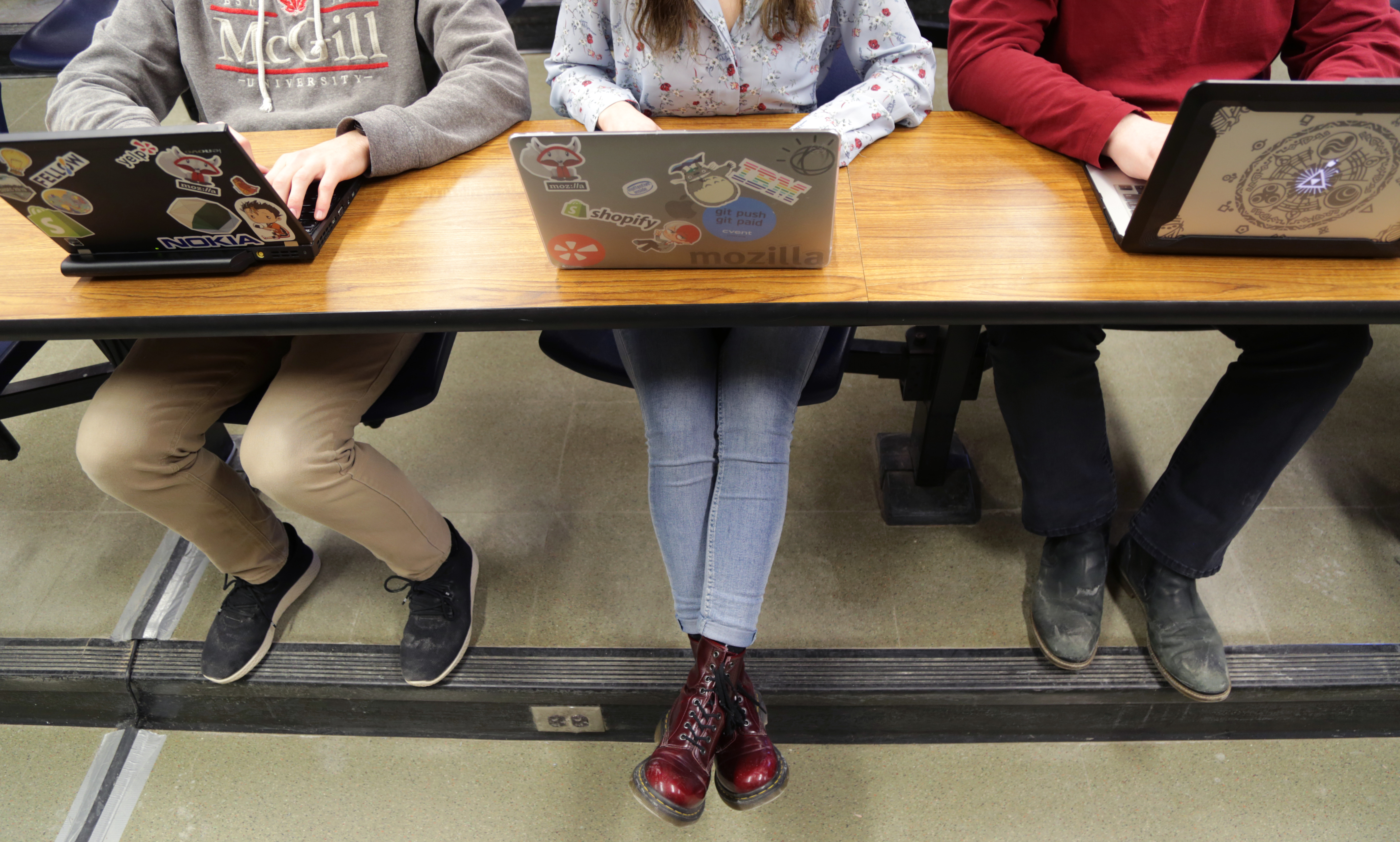 Doherty has been the only woman in most of her university classes. During the first two years of software engineering, she felt two steps behind her classmates because she didn't have the same opportunities growing up.  (Maria Jose Burgos/CBC)