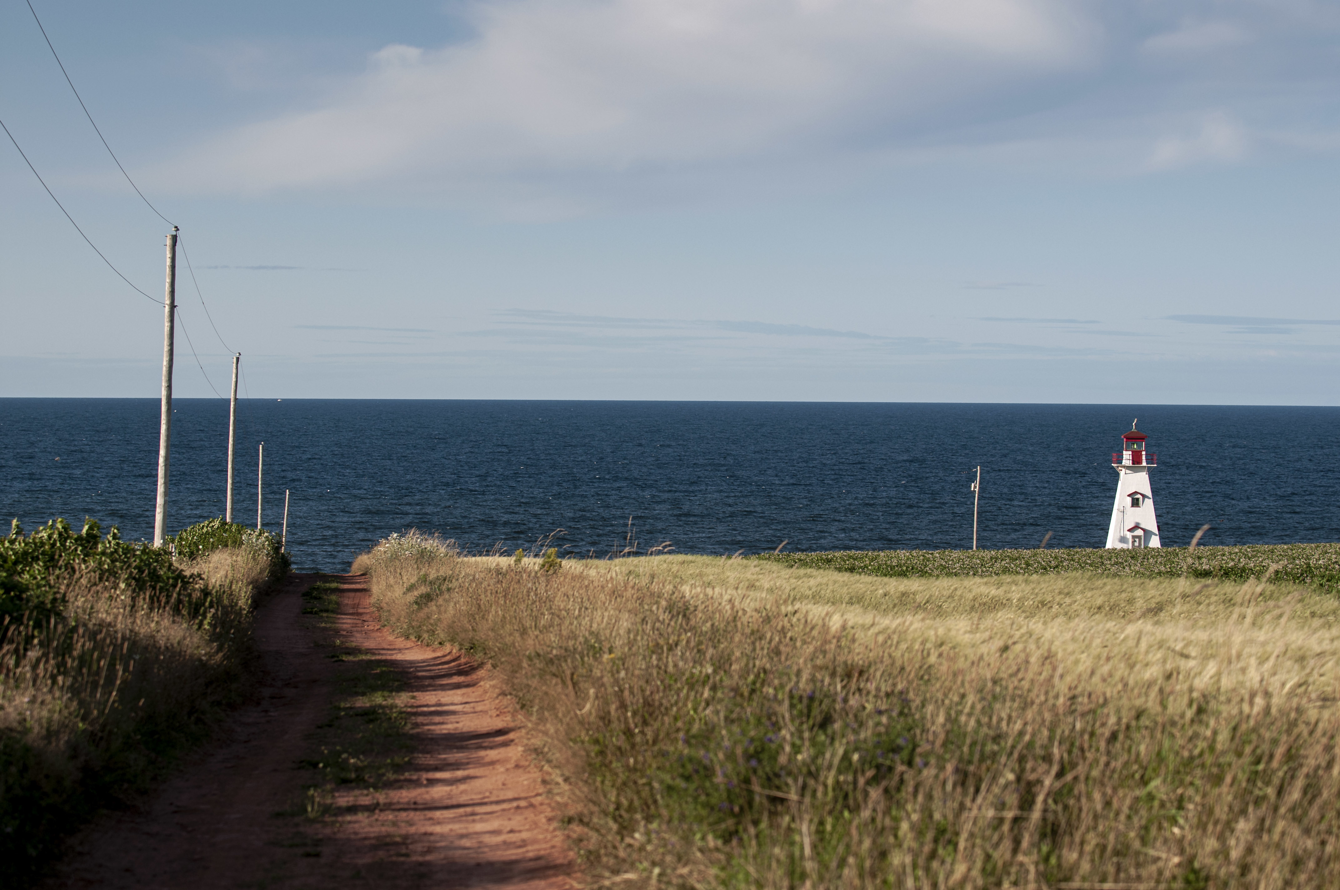 The original Cape Tryon light is now a summer home in the Cousins Shore/Branders Pond area not far from its original location. (Brian McInnis/CBC)