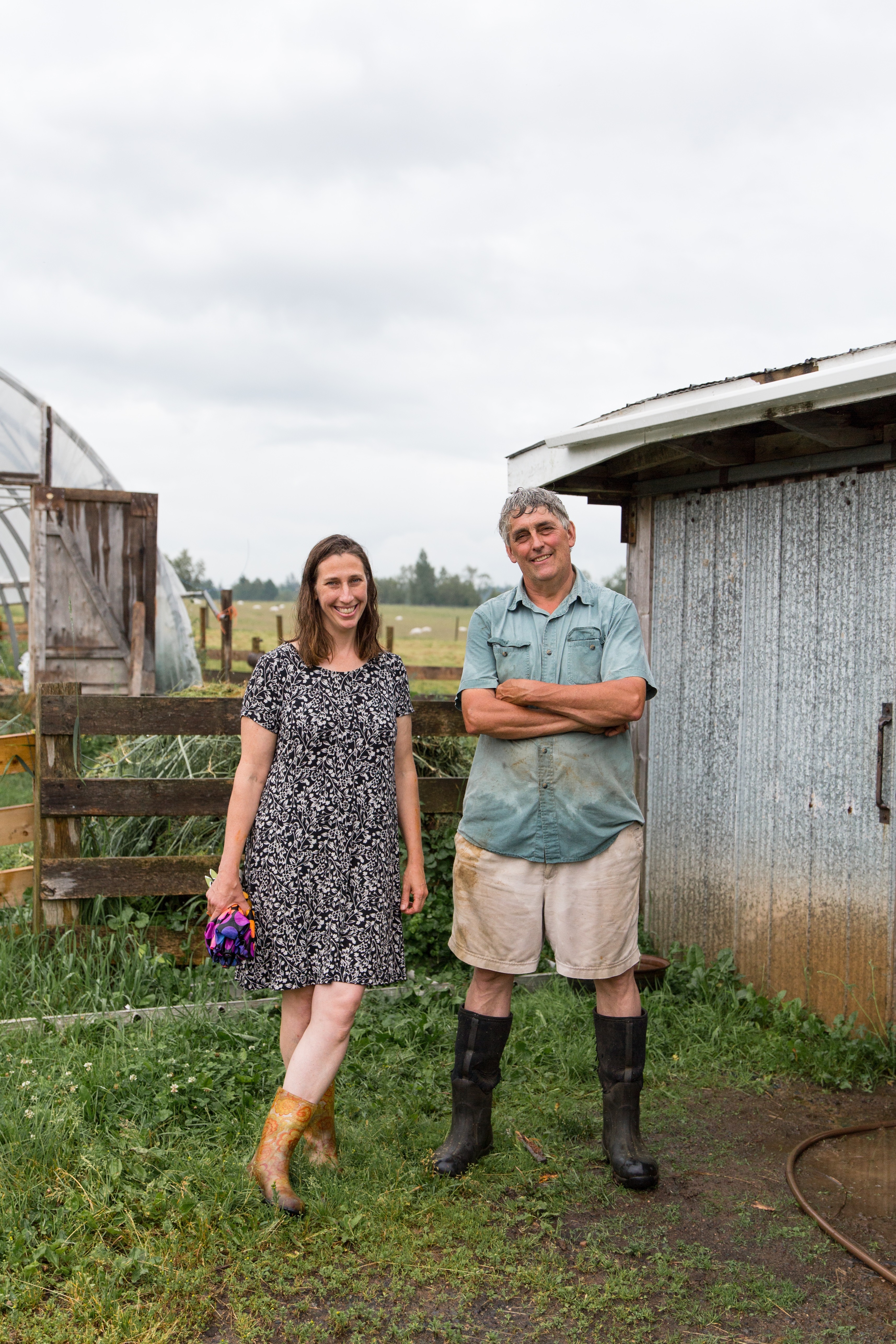 Stockdale shares some of the farmland with Rupert Jannasch, a produce and sheep farmer.