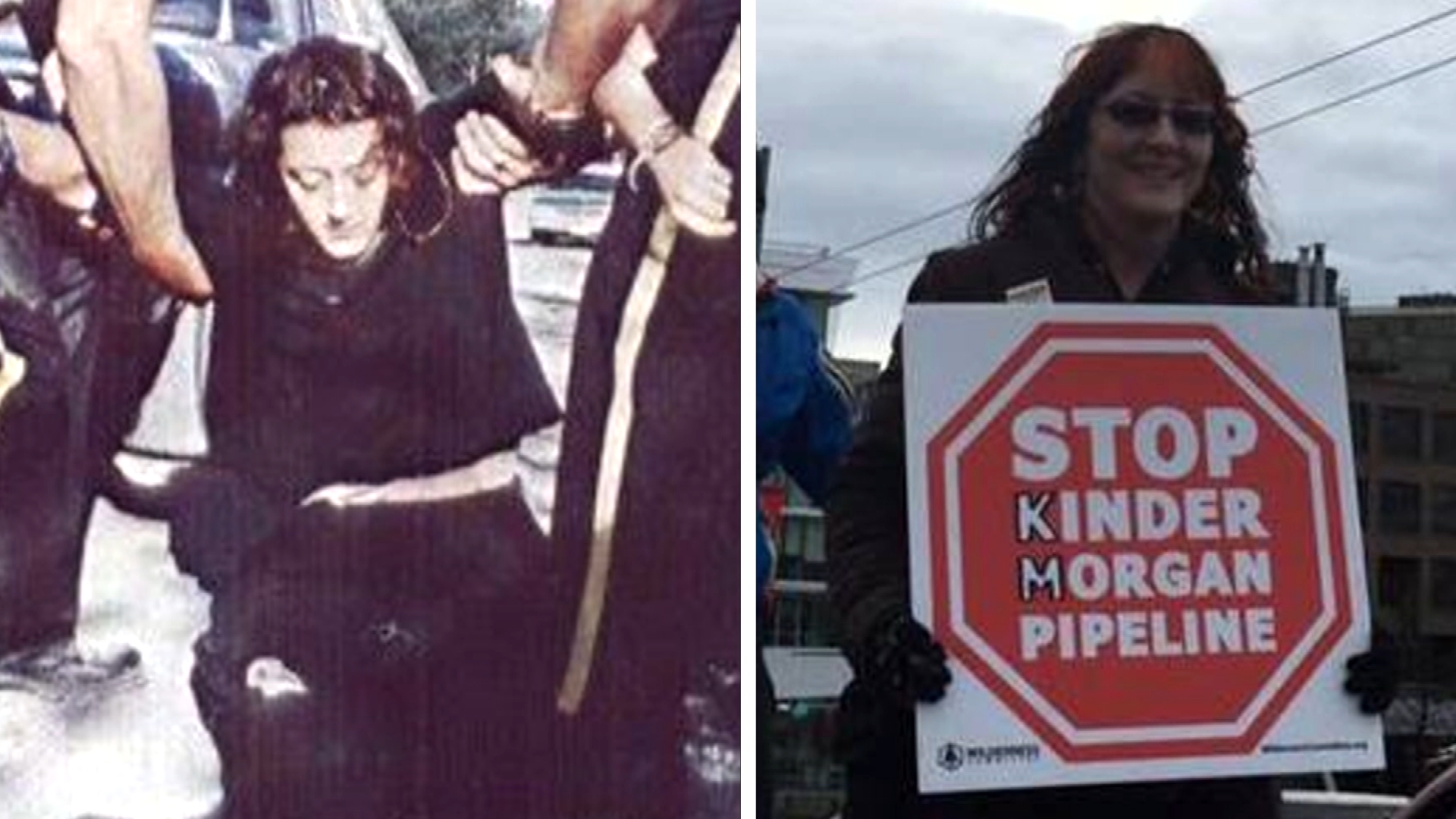 Christine Lowther was arrested in Clayoquot Sound in 1992. She has also rallied against the Trans Mountain pipeline expansion. (Supplied by Christine Lowther)