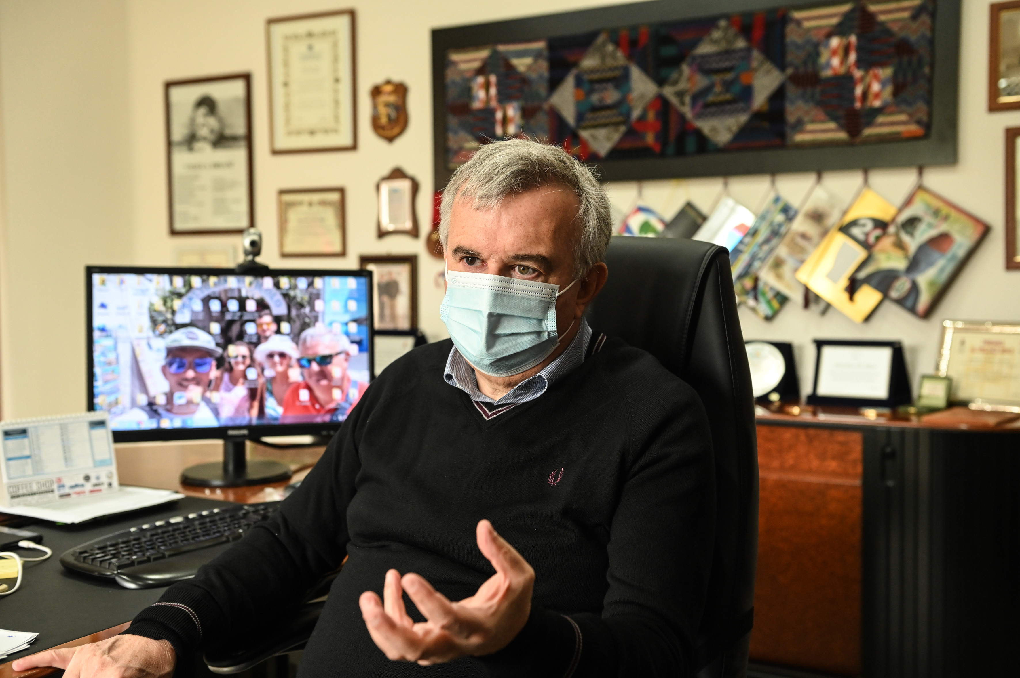 Factory owner Antonino De Masi, under 24/7 police protection after reporting ‘ndrangheta extortion, worries the hero status Italians give those who resist the Mafia is a way to let ordinary people off the hook. (Chris Warde-Jones)