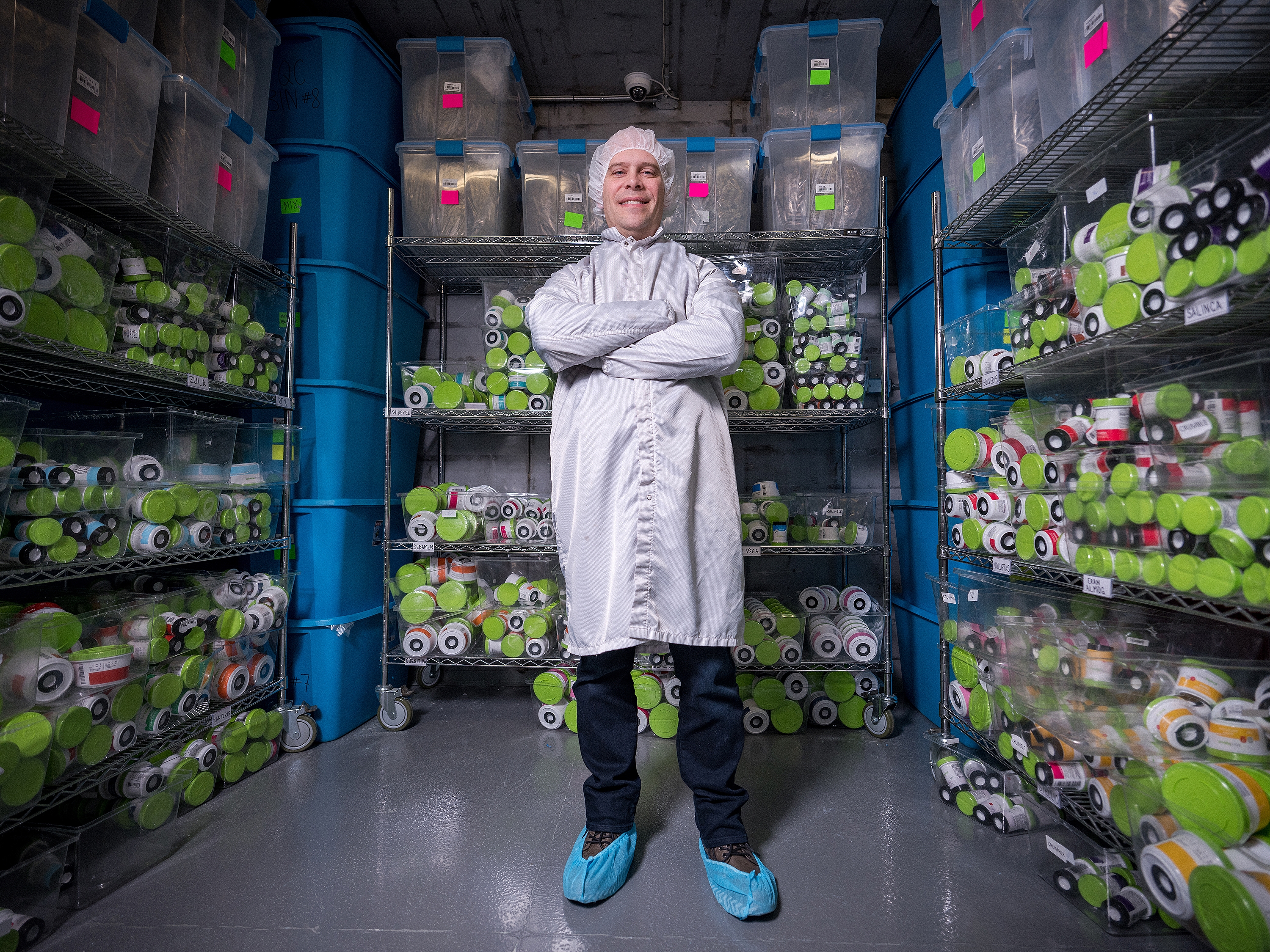 Neil Closner, CEO of Markham, Ont.-based MedReleaf, grew his marijuana business in partnership with an established Israeli medical research firm. (Evan Mitsui/CBC)