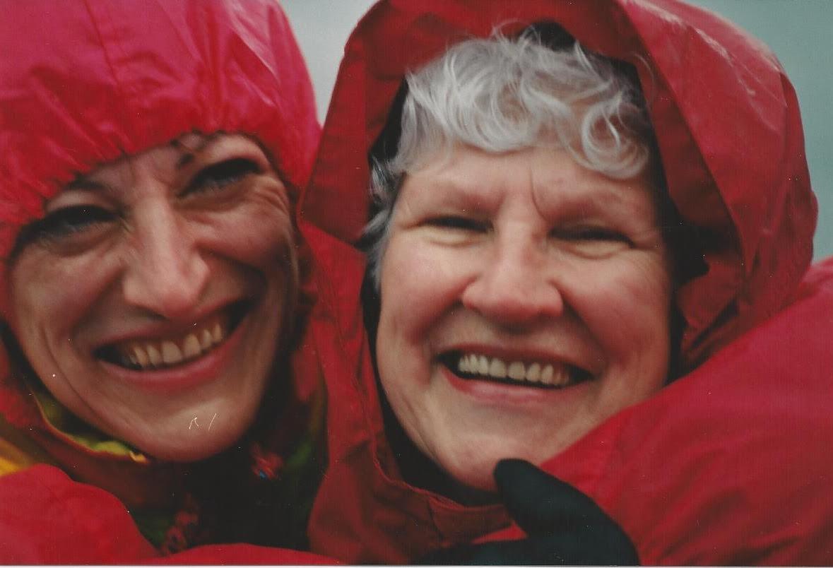 Monique Boutot and her mom, Colette, whale watching on the coast of Vancouver Island. (Submitted by Monique Boutot)