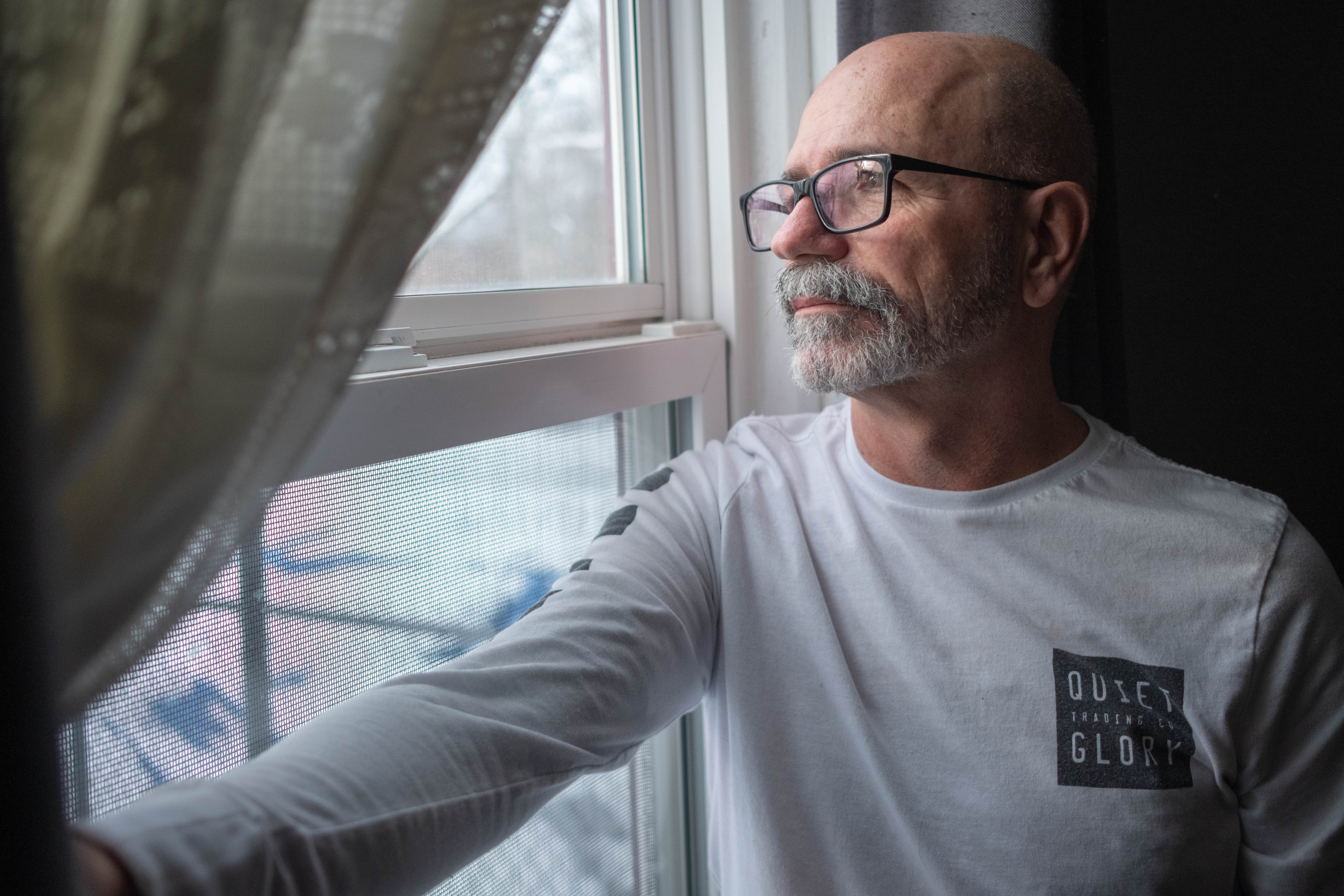 Richard Martell is shown at his home in Falmouth, N.S. (Robert Short/CBC)