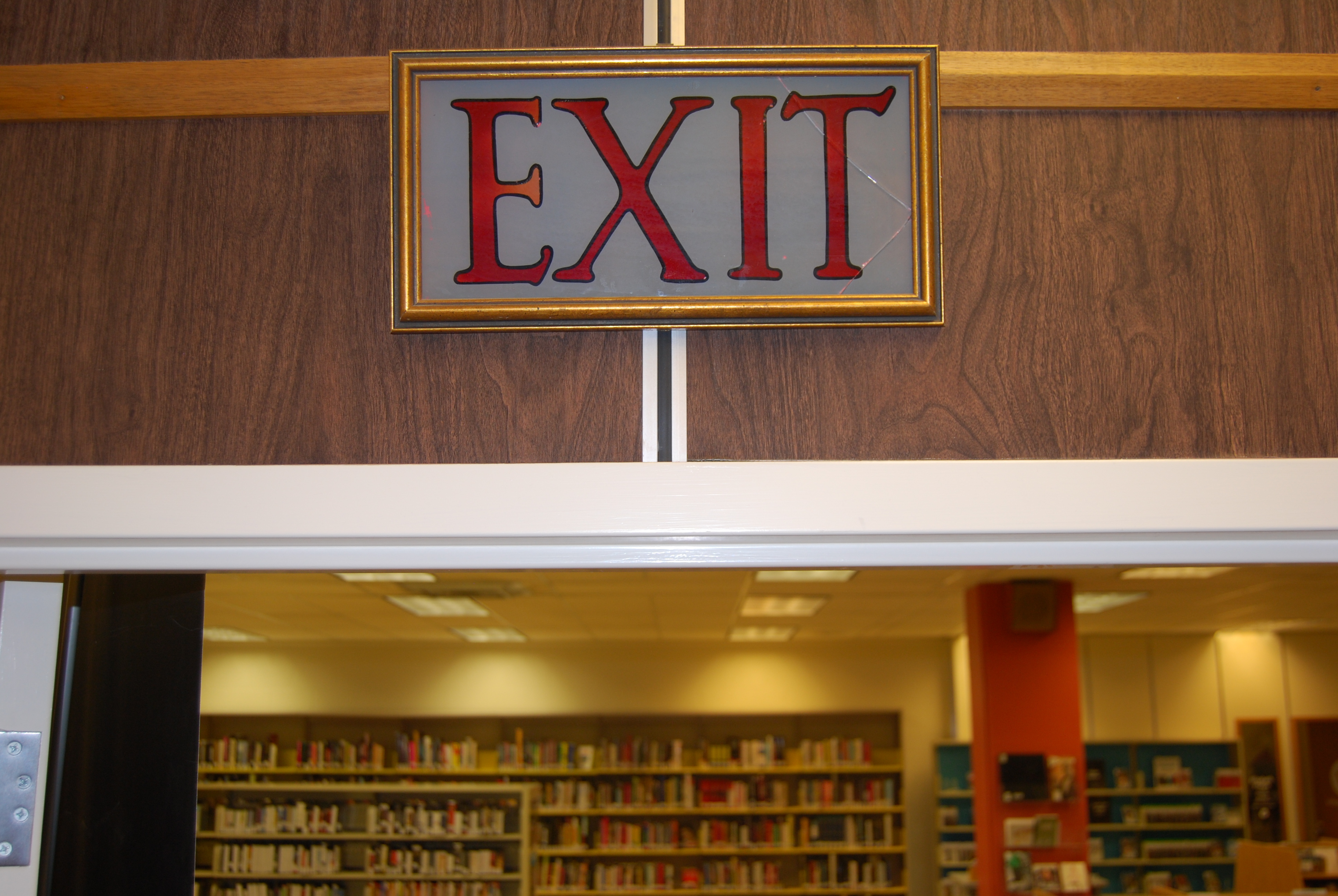 The local history room at the Saskatoon Public Library has this sign from the Capitol. (Guy Quenneville/CBC)