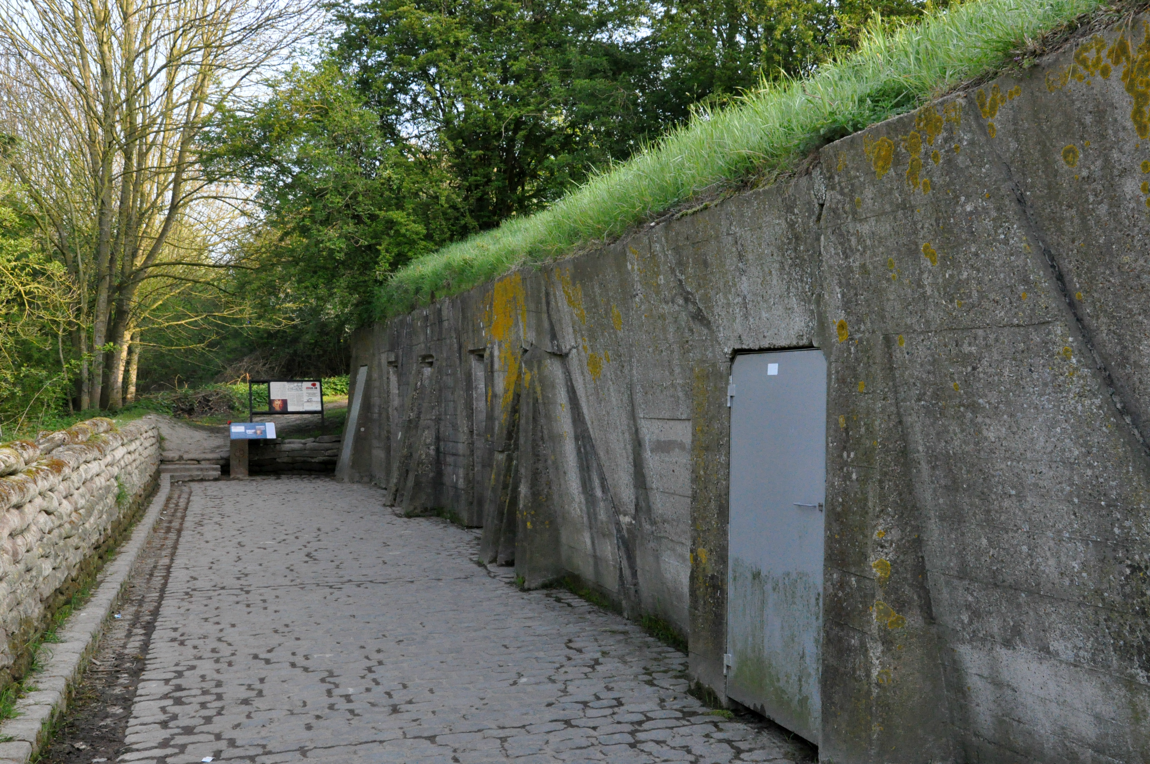 The dressing stations at Essex Farm where McCrae would have practised medicine during the Second Battle of Ypres. (Richard Woodbury/CBC)