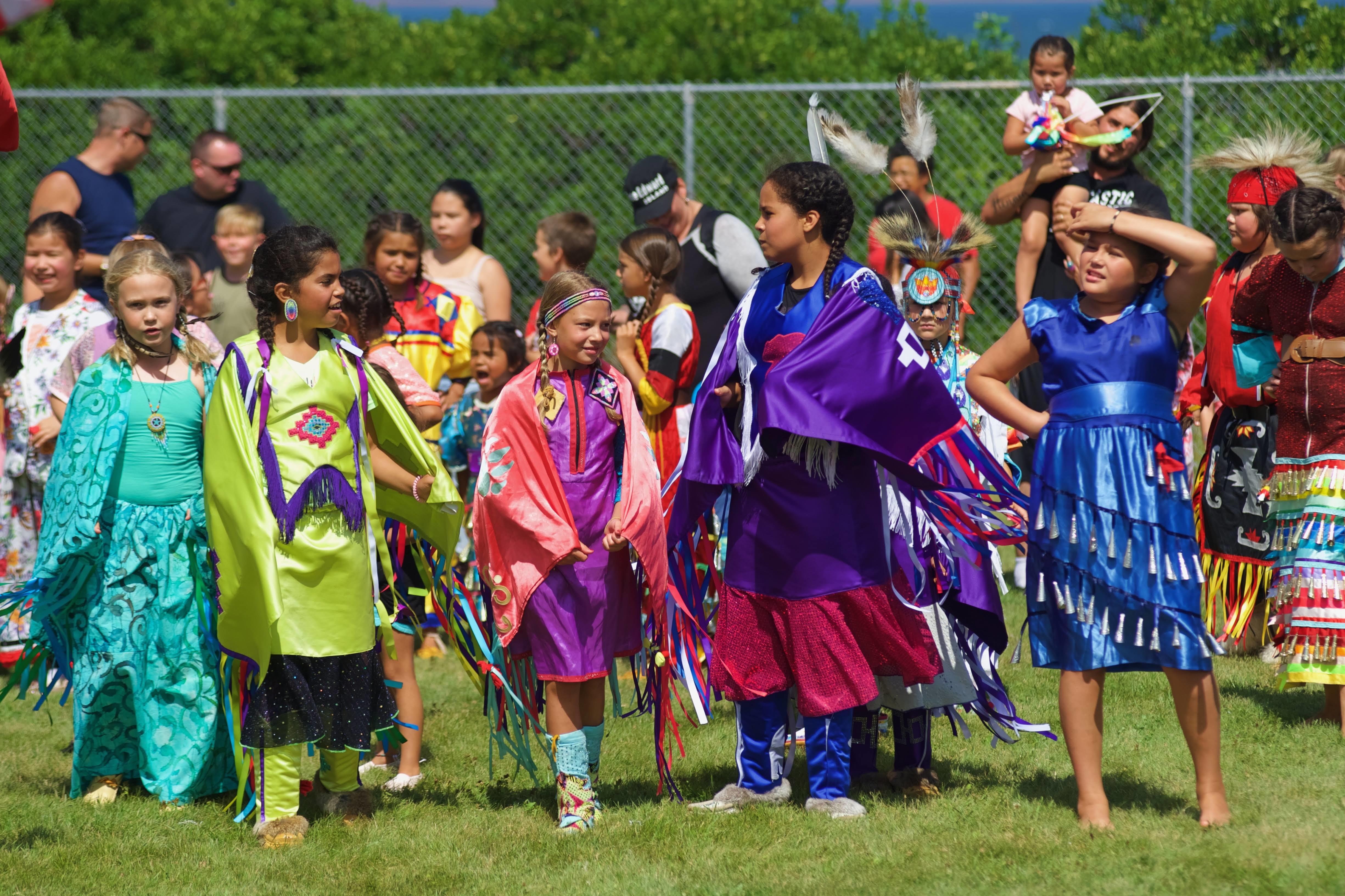 If I was to compare, the Panmure Island powwow is much more traditional than the Mi’kmaq Confederacy of P.E.I. powwow. There are spiritual ceremonies that occur. These ceremonies can begin days before the official start of the powwow. A sacred fire is lit, and will stay lit until the last day. (Patricia Bourque)