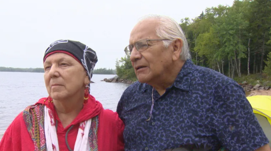 For years, Perley and his wife, Imelda Perley, have been teaching New Brunswick youth and university students about Wolastoqey culture. (Jonathan Collicott/CBC)