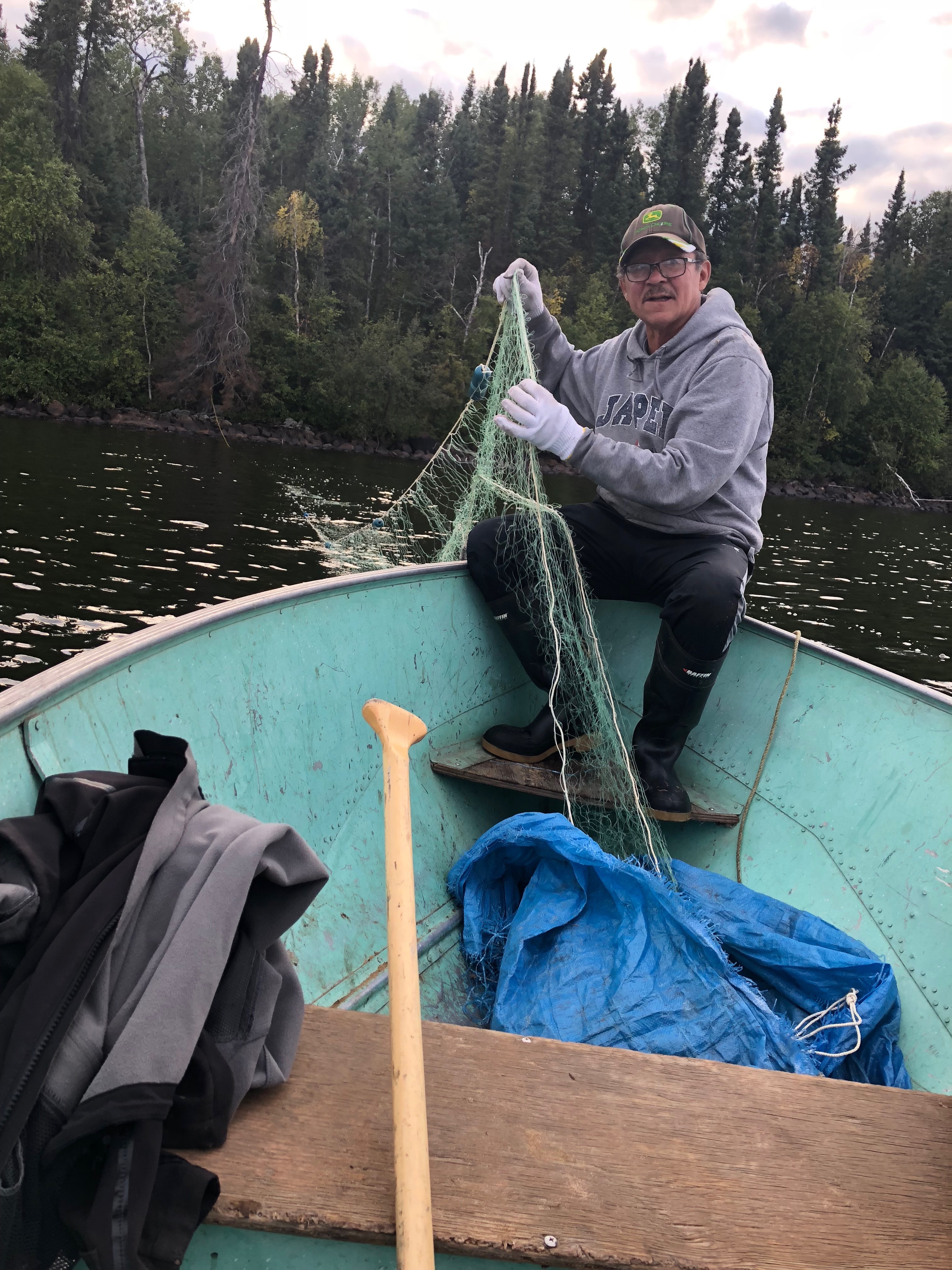 Terry Haineault is a cultural support worker for the Dene Teacher Education Program. (Cora Lemaigre)