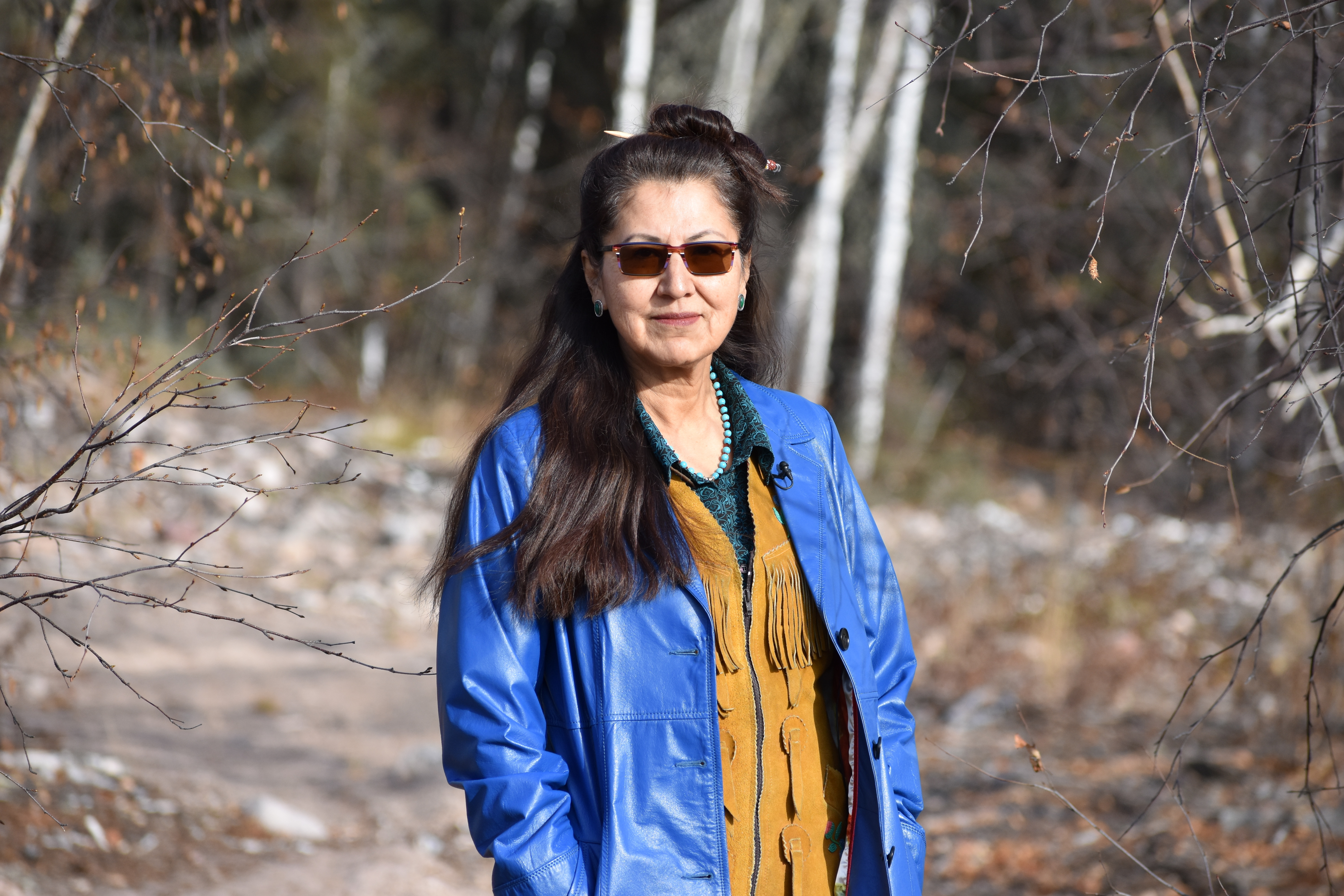 Rubi Shirley says she understands the benefits and potential consequences of oilsands development. (Geneviève Normand/CBC Radio-Canada)