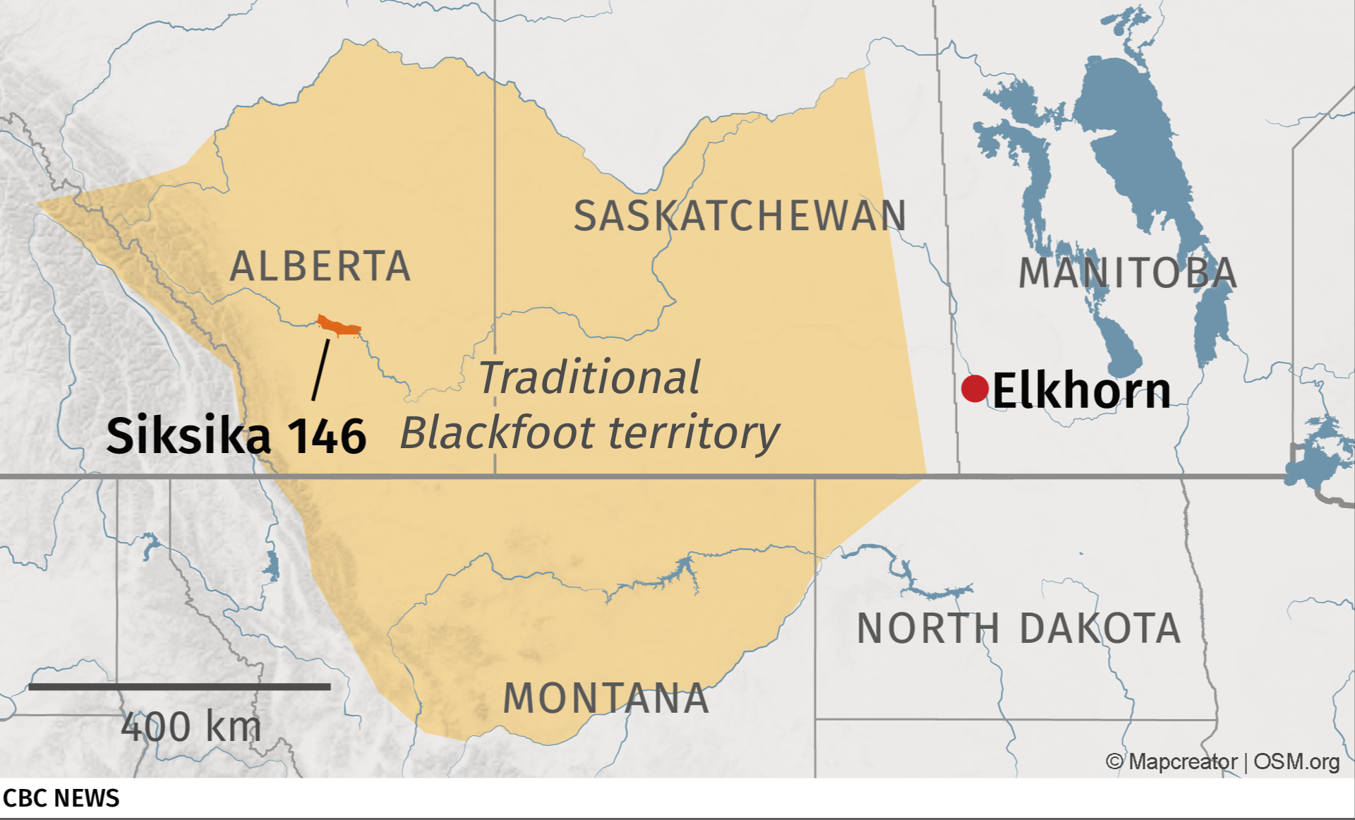 The student is believed to have been Blackfoot, but was sent some 900 kilometres away to attend residential school in Elkhorn, Man.