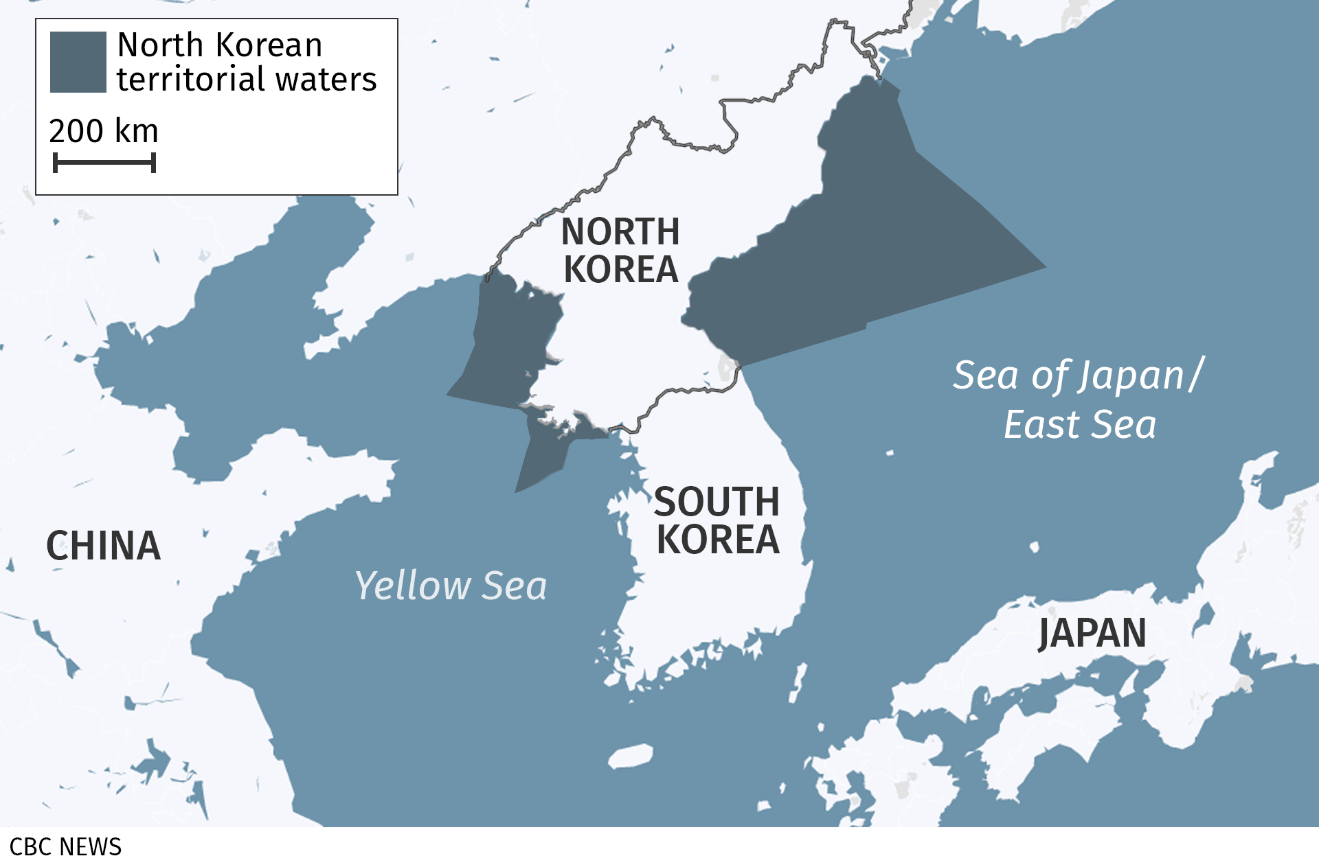 Under UN sanctions imposed in 2017, North Korea is not allowed to sell foreign fishing rights in its national waters. Canada is one of the countries helping enforce those sanctions.