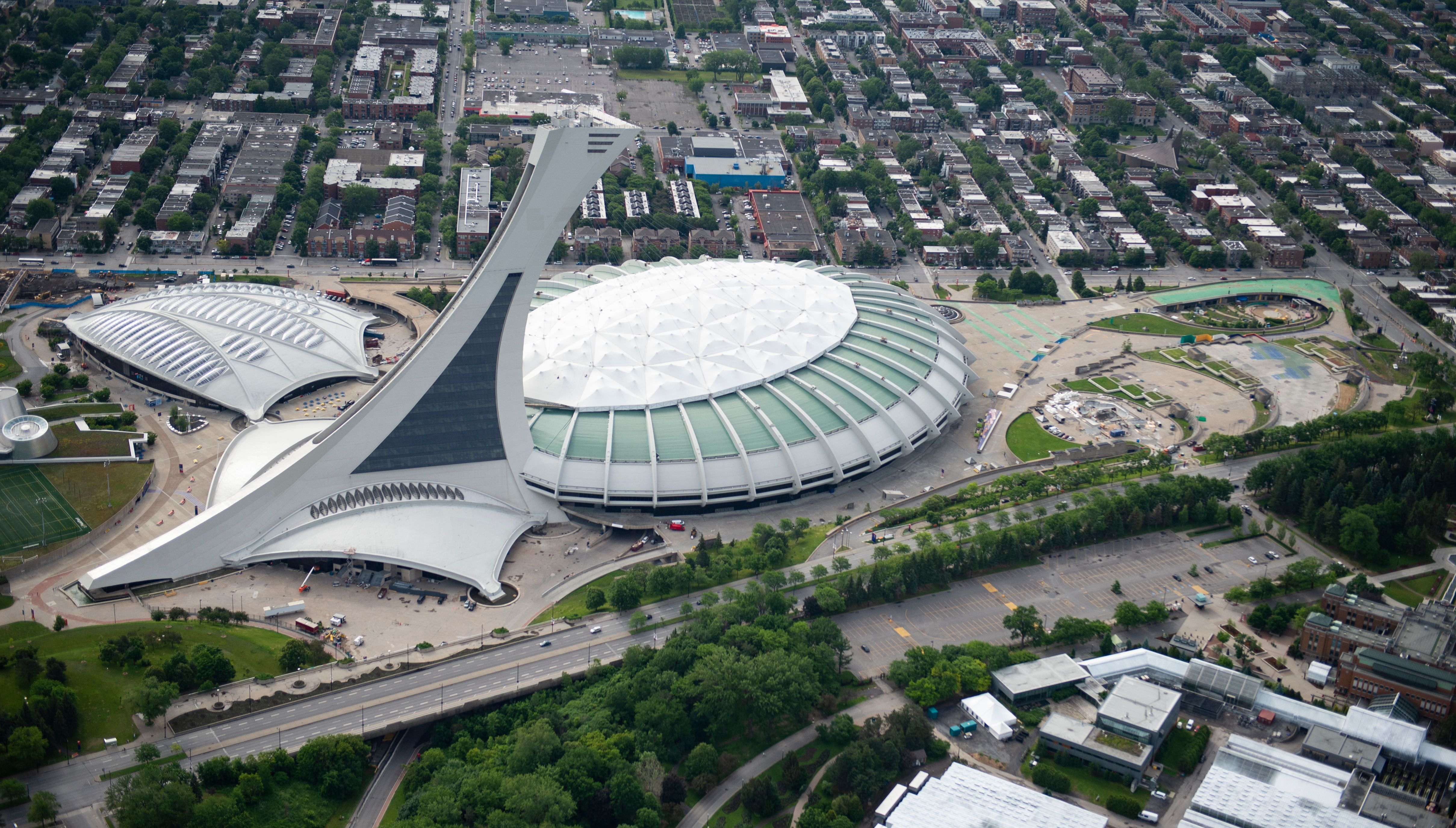 A common criticism of the Olympic Stadium is that it wasn’t built for baseball, which isn’t wrong, technically. (Sebastien St-Jean/AFP/Getty Images)