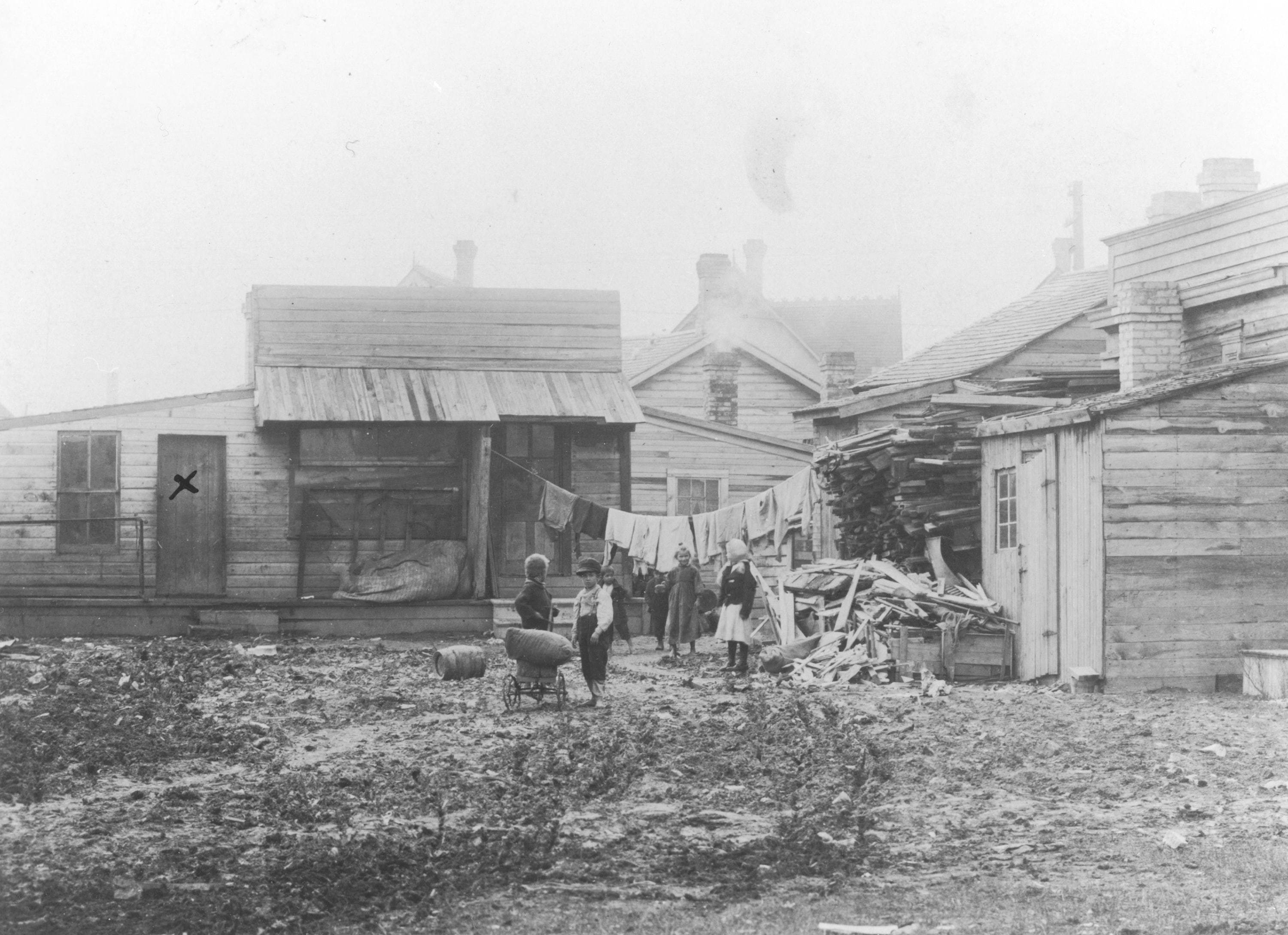 Working and living conditions were appalling for many people during the turn of the 20th century in Winnipeg. (Archives of Manitoba)