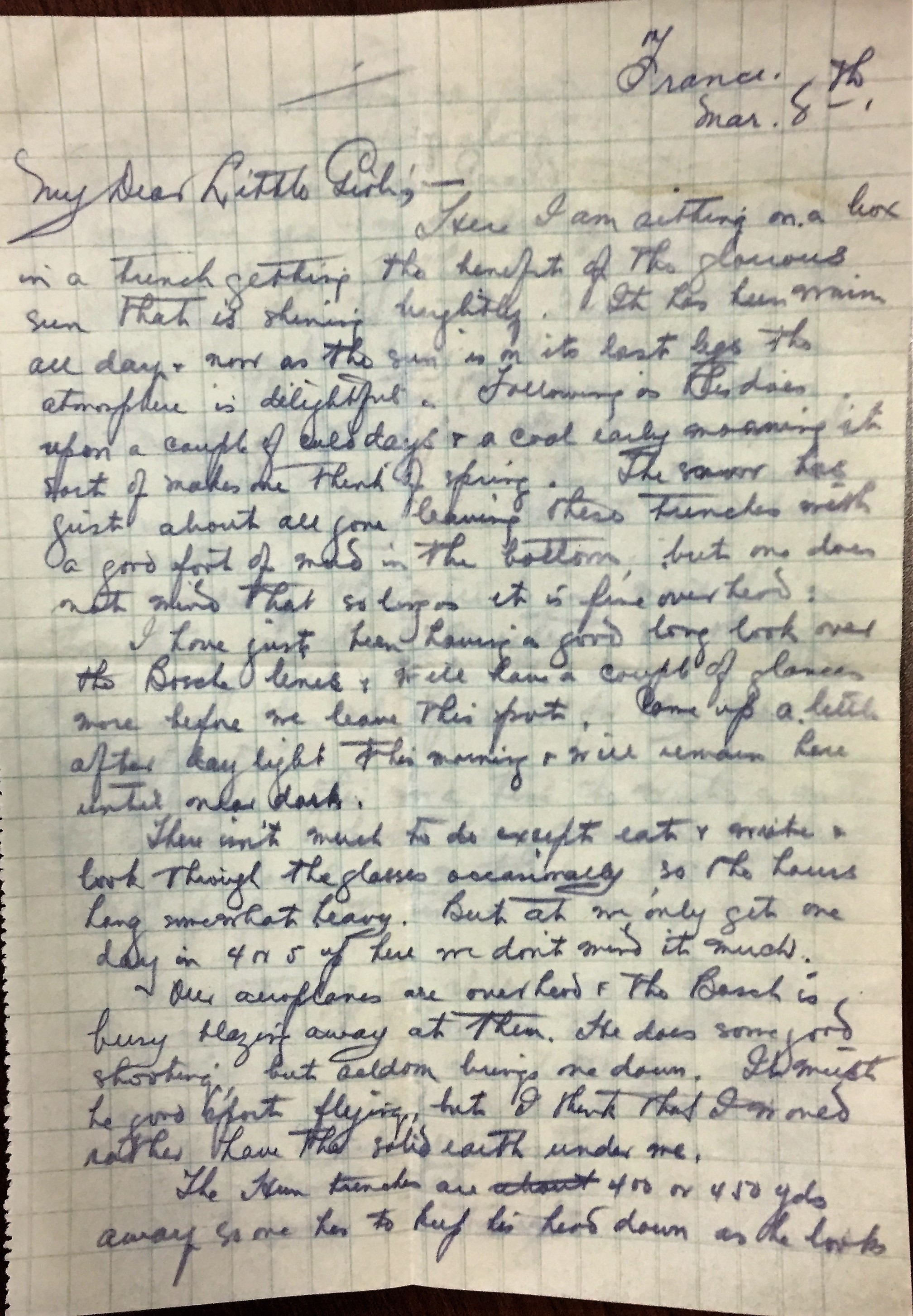 Reg's letters to Helen are stored at the Nova Scotia Archives, while it's unclear what happened to the ones she sent him. (Nova Scotia Archives)