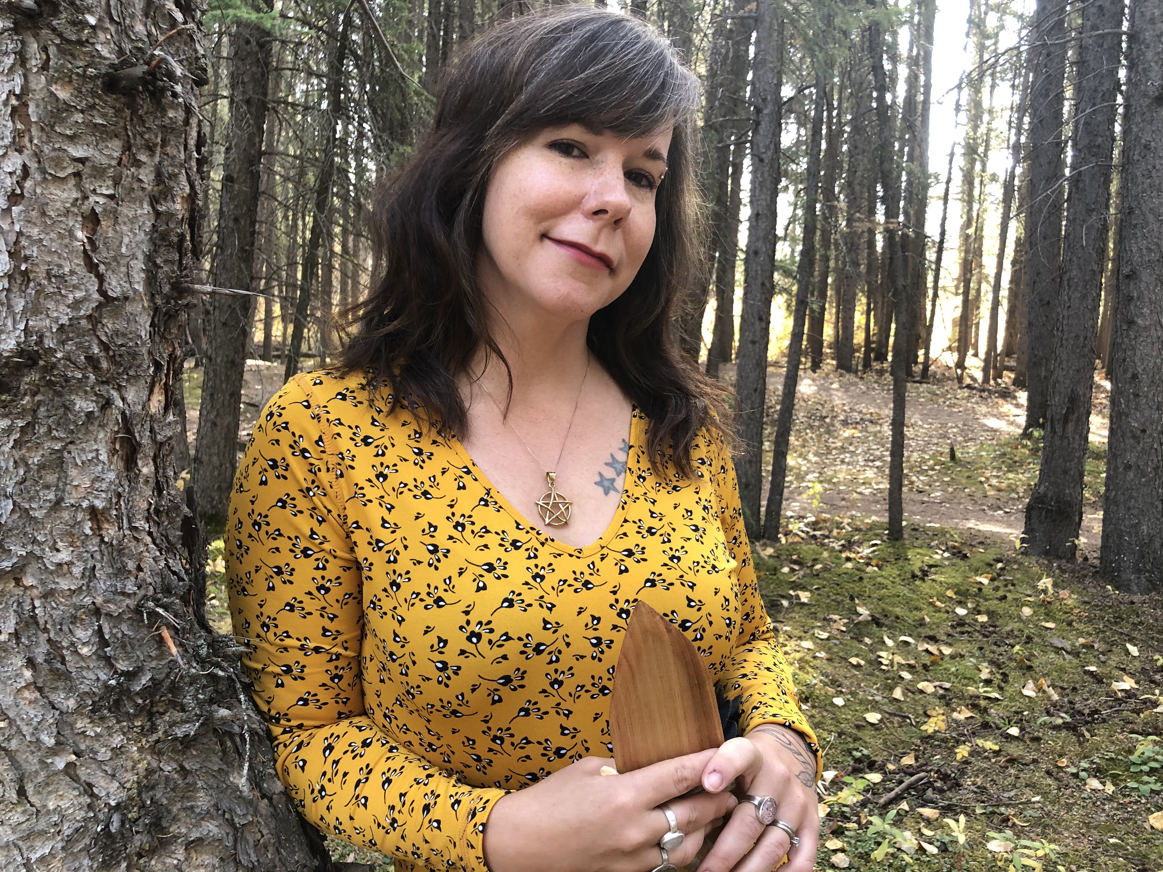 Paige Thompson often walks through Griffith Woods, a forested park in southwest Calgary, where she says she feels a deep connection. Photo: Colleen Underwood.