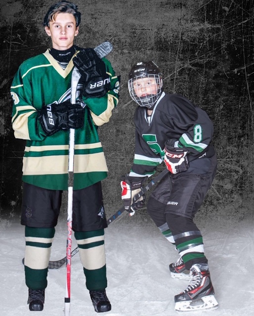 Ryder, left, and Radek loved the game of hockey (Tracy Stark)