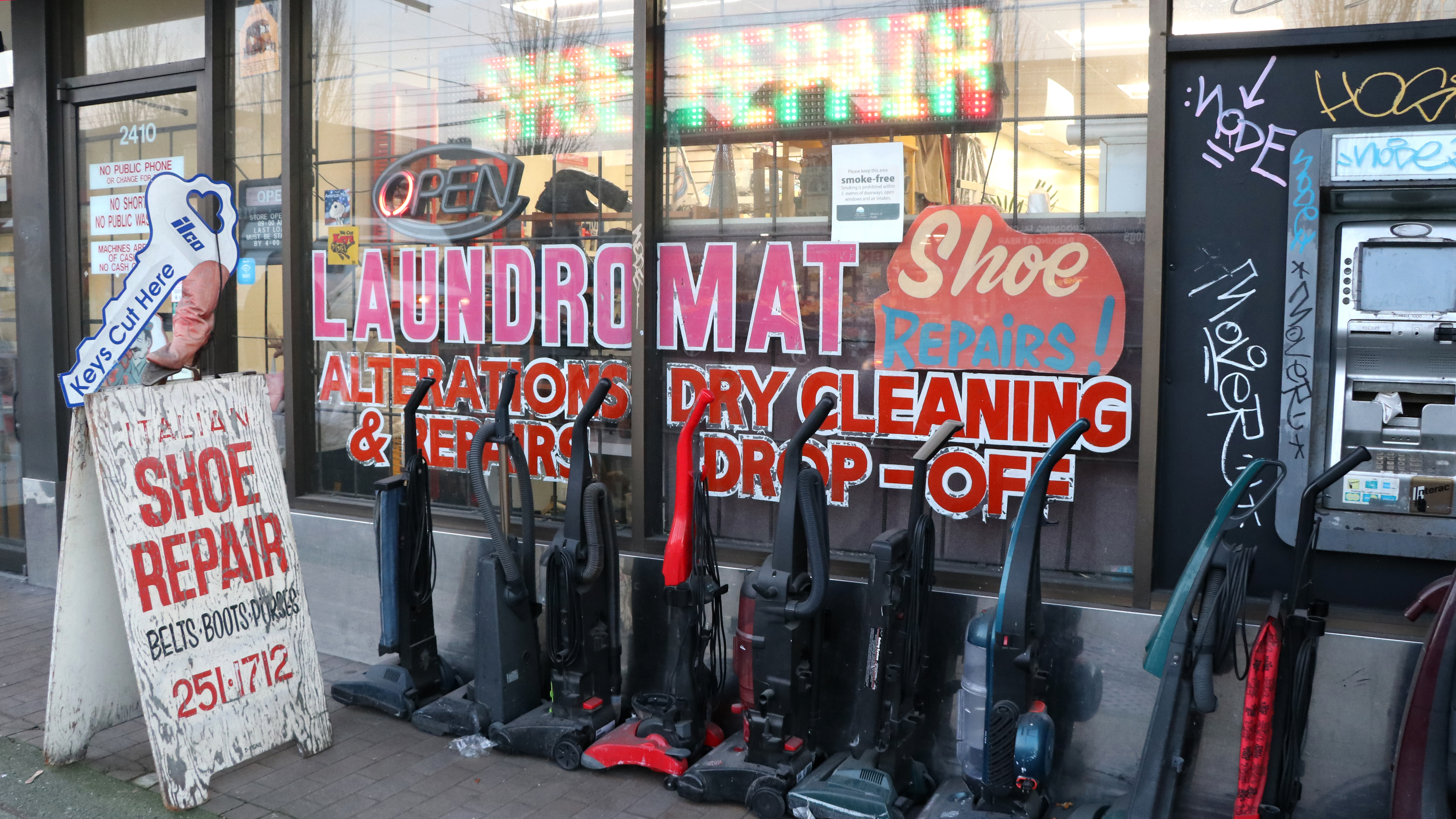 Laundromats have long offered additional services to help the business survive. (Maryse Zeidler/CBC)