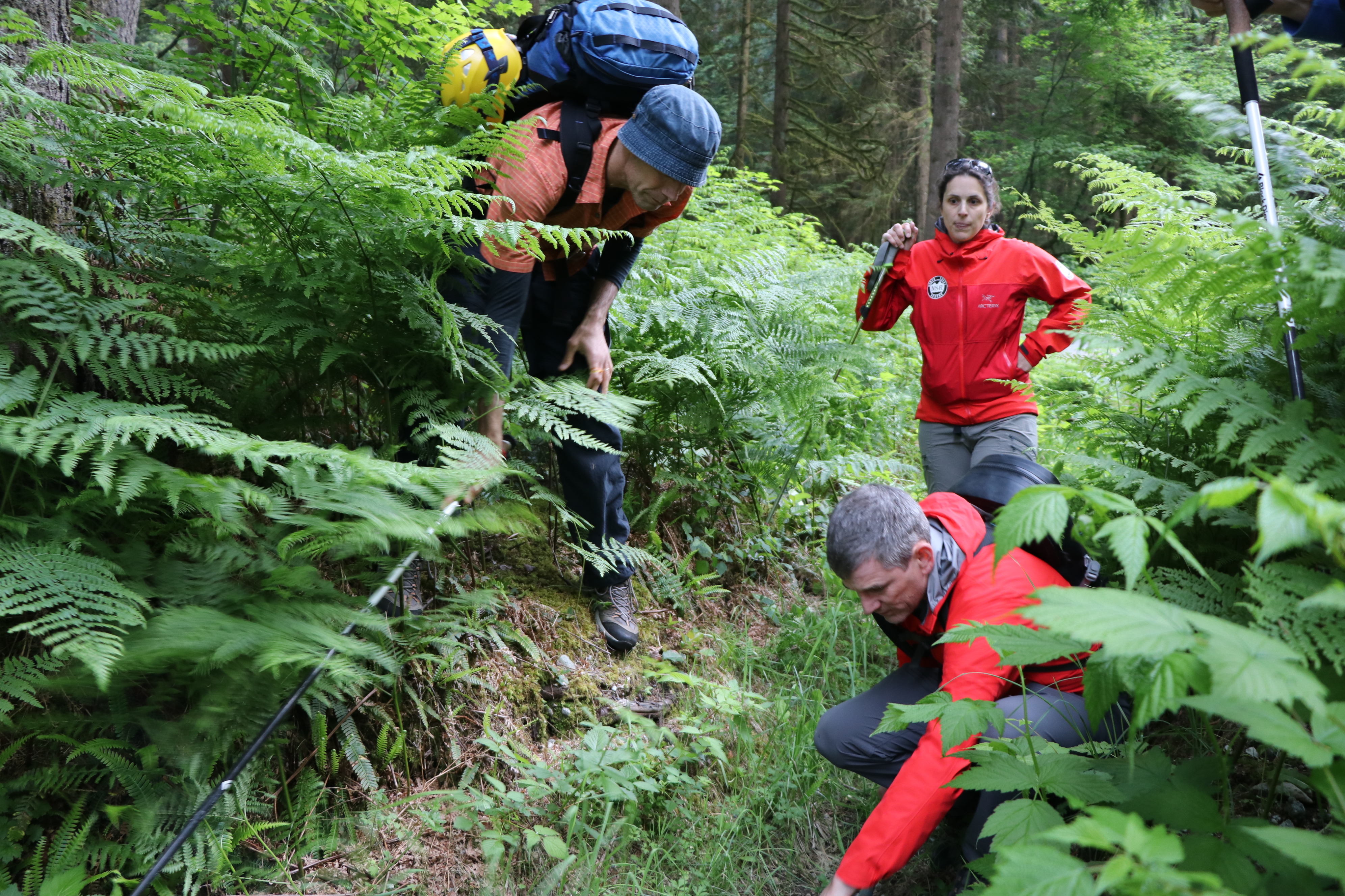 Every spring, the team recruits new volunteers and receives close to 100 applications. Only two or three move on to the two-year training process to be a full-fledged member —  just part of the five-year commitment that comes with joining the team. (Clare Hennig/CBC)