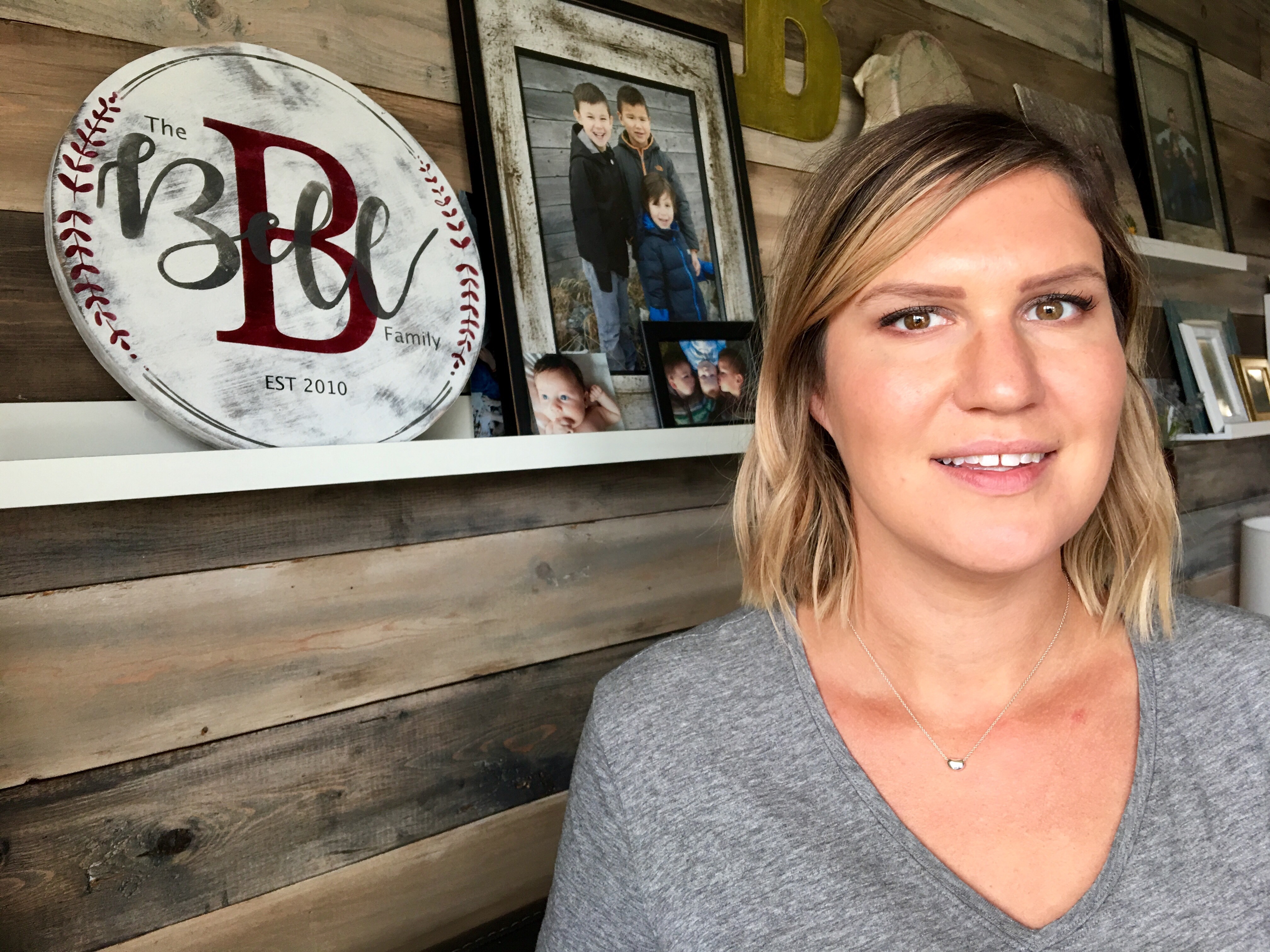 Roberts's daughter, Lacey Bell, says growing up, everybody lived by the same rules, whether they were fostered or not. (Kate Kyle/CBC)