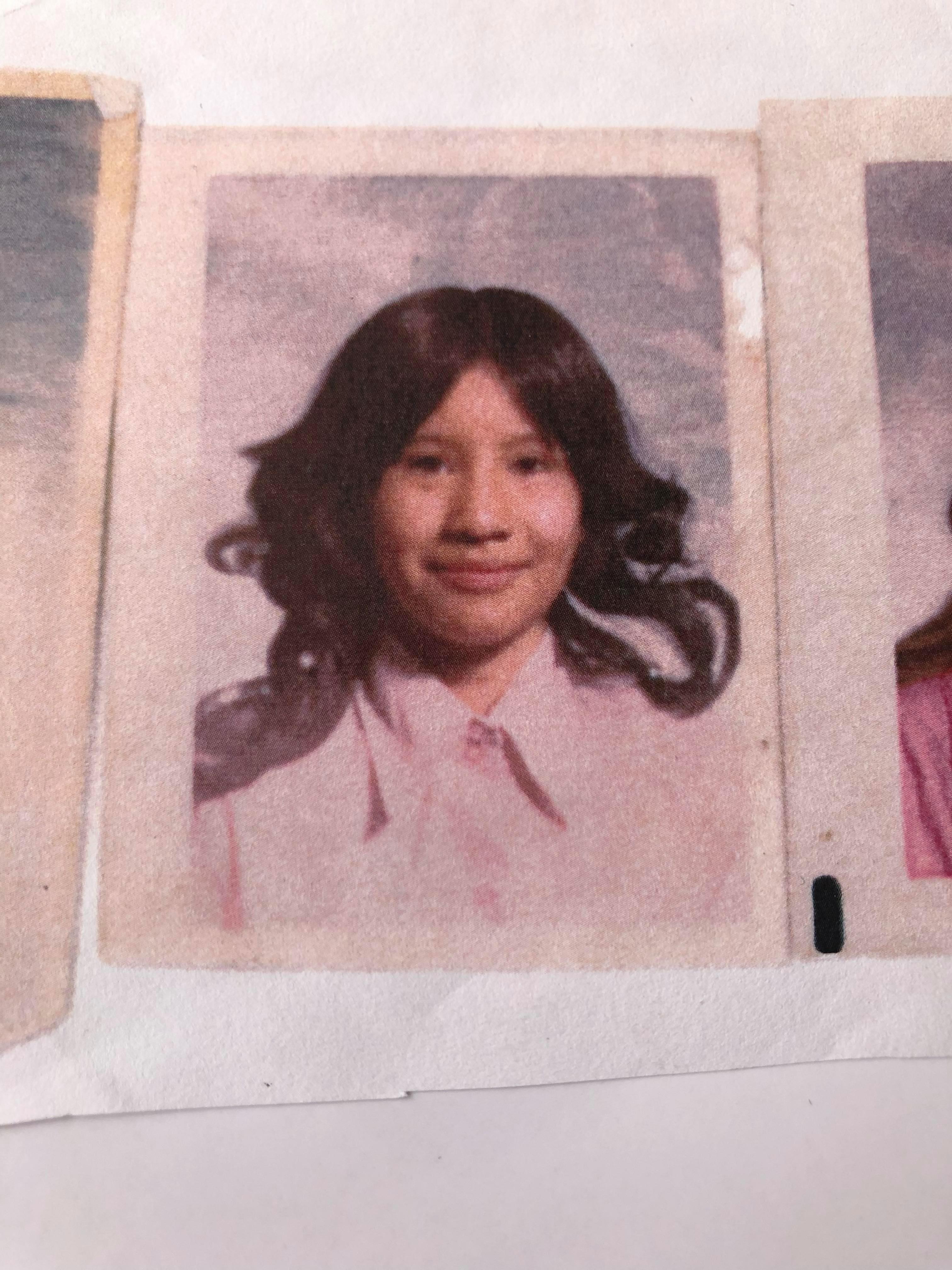 Isabelle Hardlotte pictured as a teenage girl. She is a residential school survivor. (Submitted by Isabelle Hardlotte)