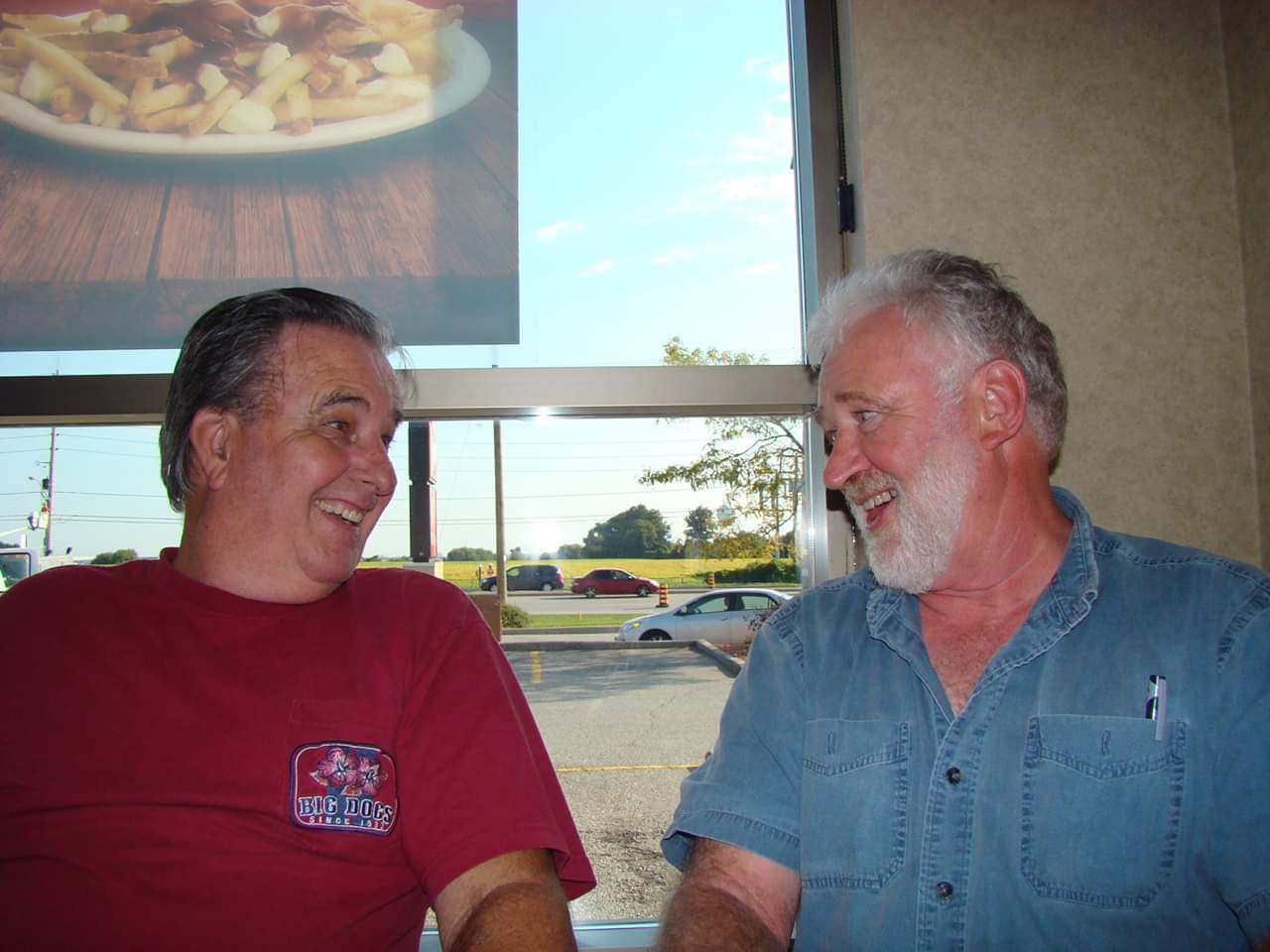 Hall, left, met his brother Jan for the first time in 2012. (Submitted by Jan van den Breeman)