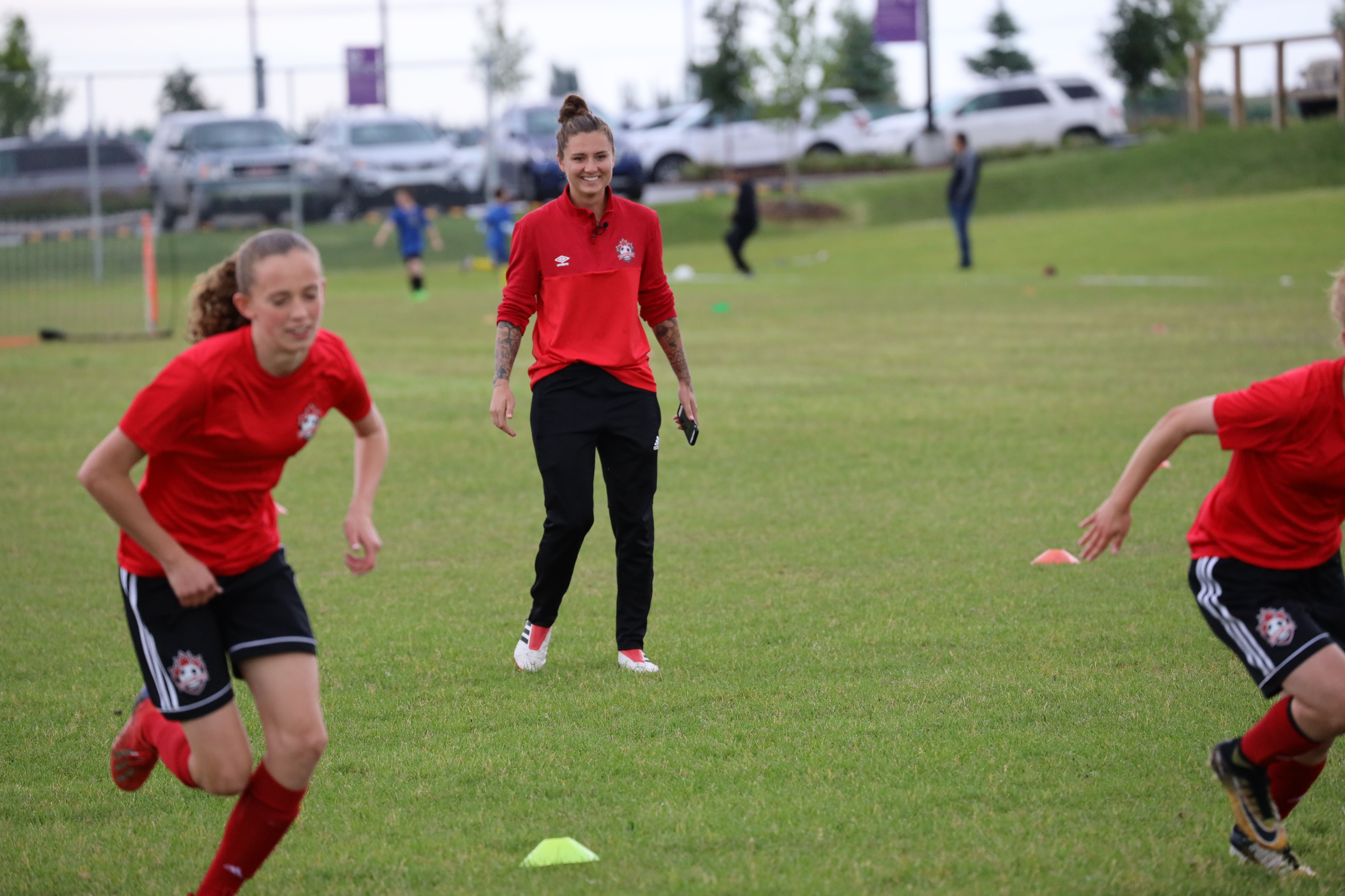 Going back to her roots, Staub is now a co-coach for Southwest United, helping the next generation of soccer players realize their dreams.