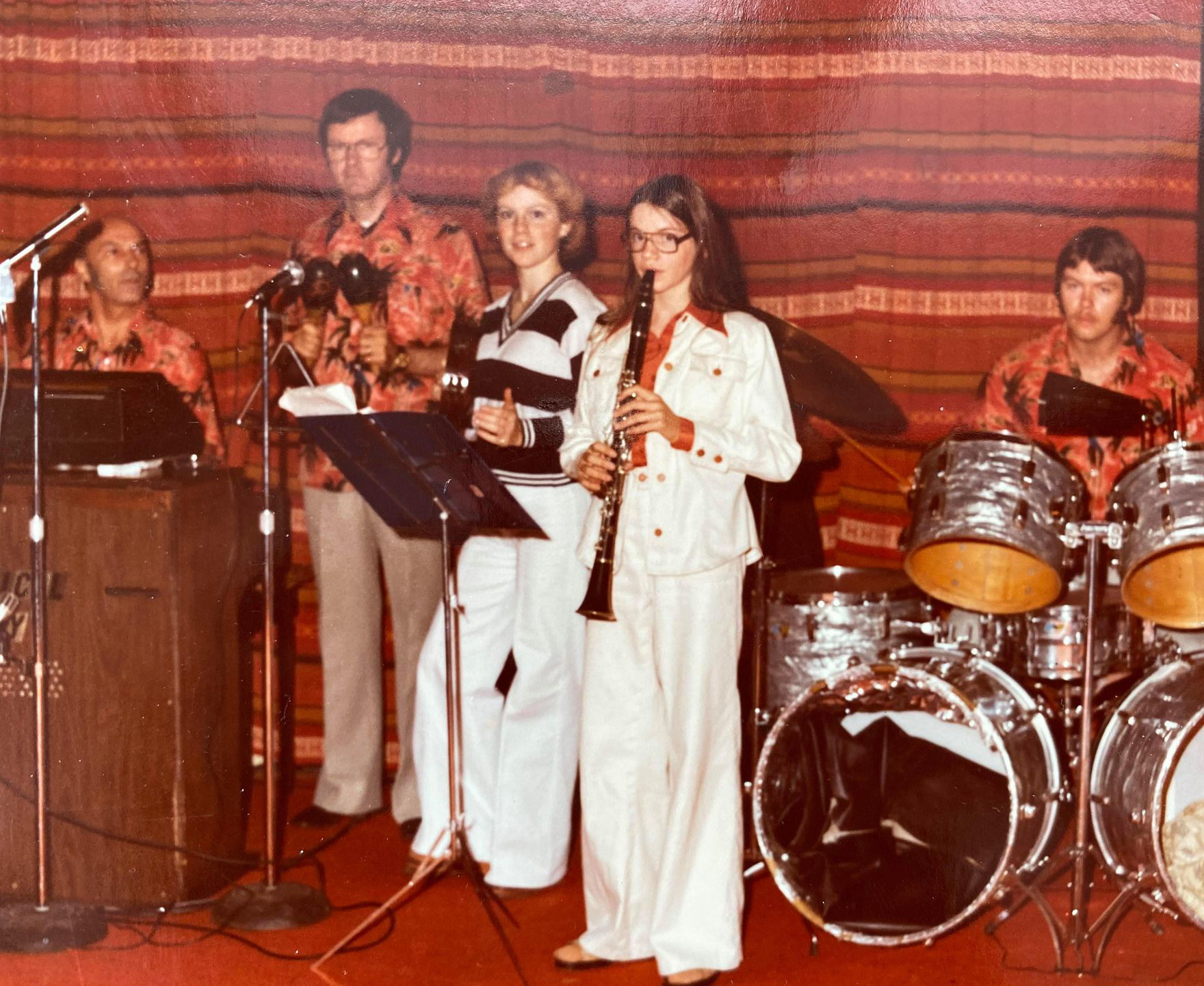 Their father founded Louis Landry's Musical Band, where he played the organ alongside three of his children. (Submitted by Johanne Lise Landry)