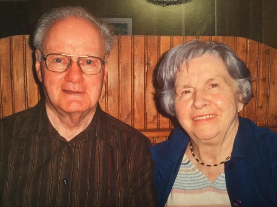 Louis and his wife Georgette, who often called DJs at the local radio station, asking them to play whatever song her husband's band was practising. (Submitted by Francine Landry)