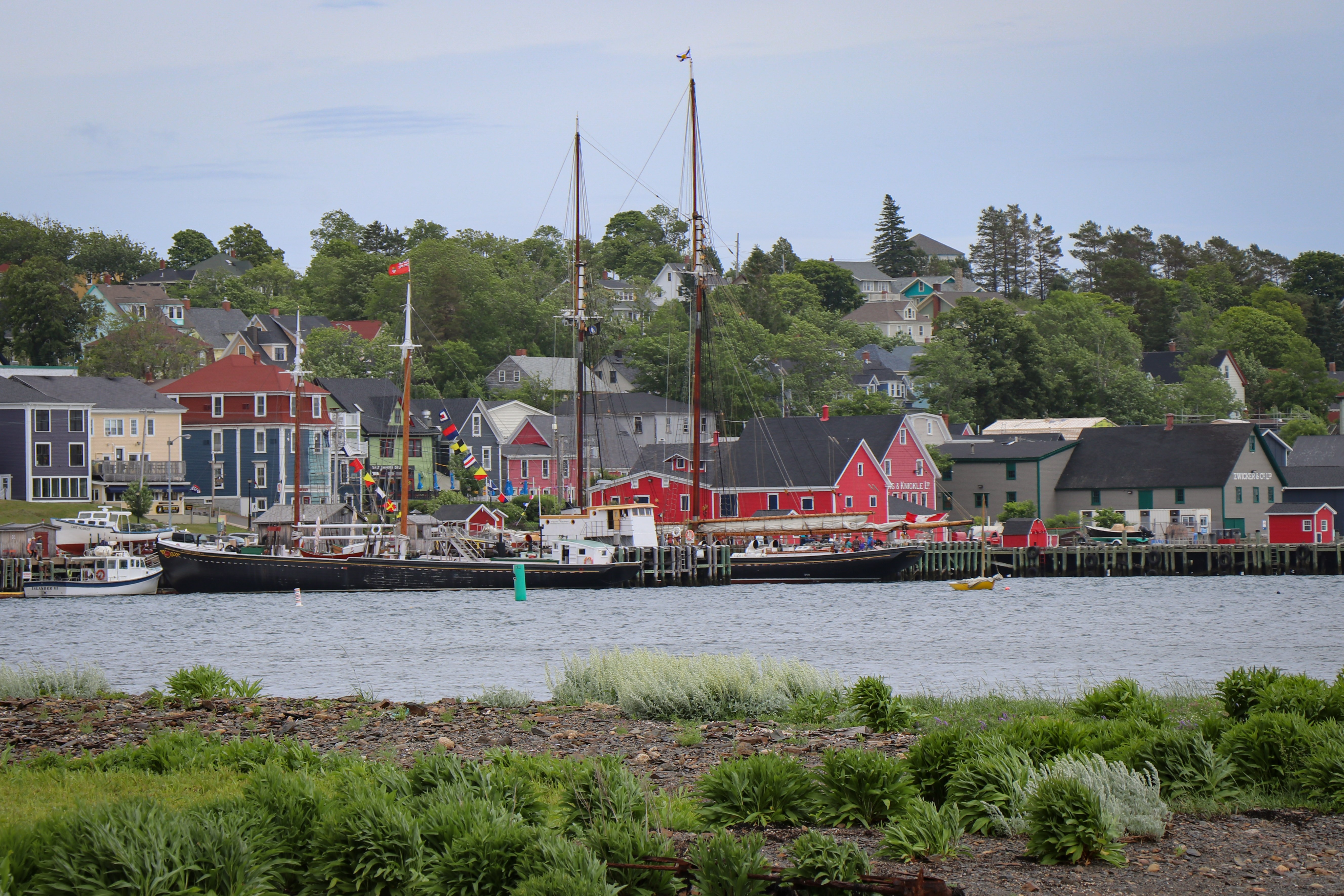 Lunenburg is both a tourism hub and an industrial town with a strong boat-building history. (Emma Davie/CBC)