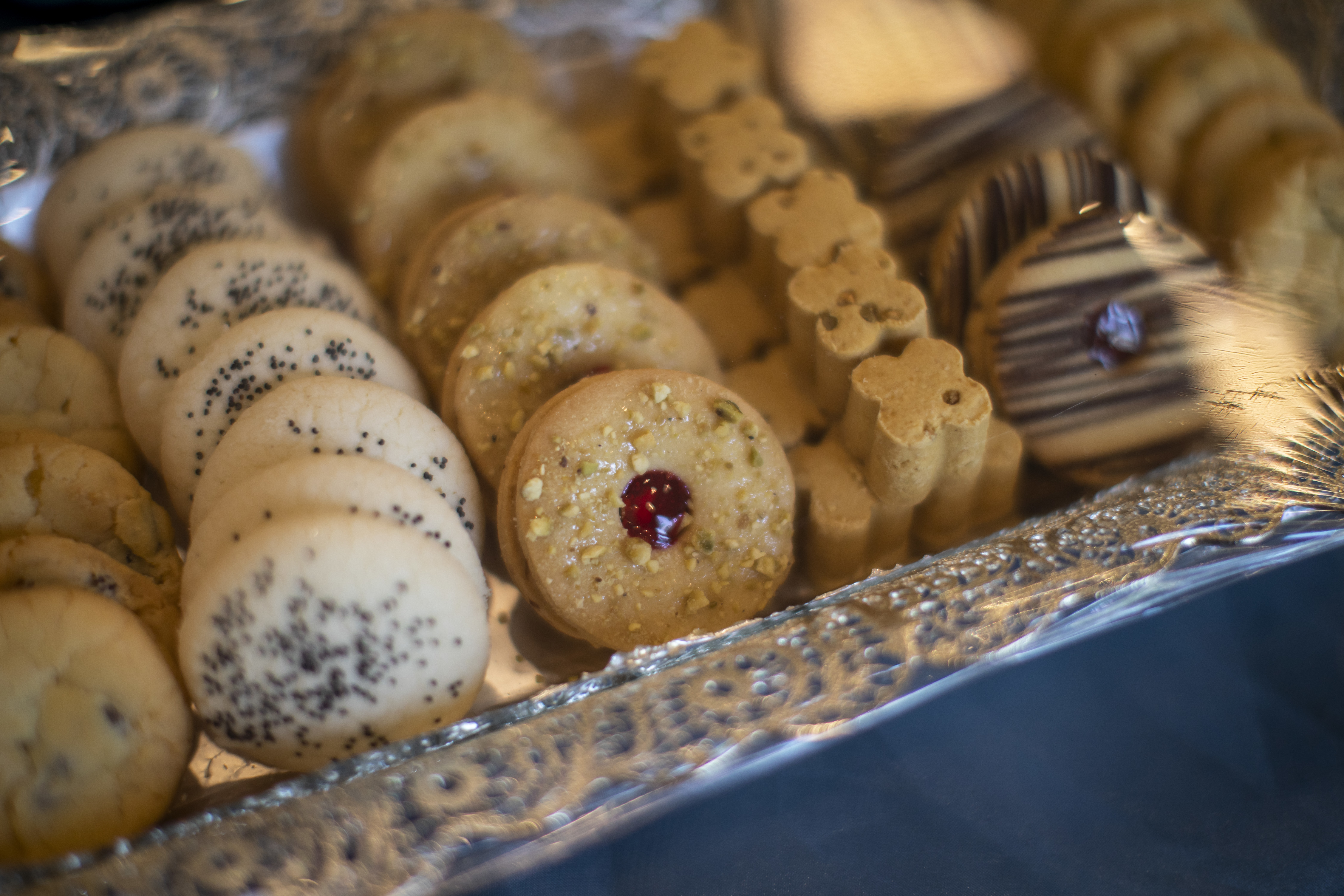 Preparing the Nowruz pastries is a laborious process, which is why many people purchase them from local Persian bakeries. (Ben Nelms/CBC)