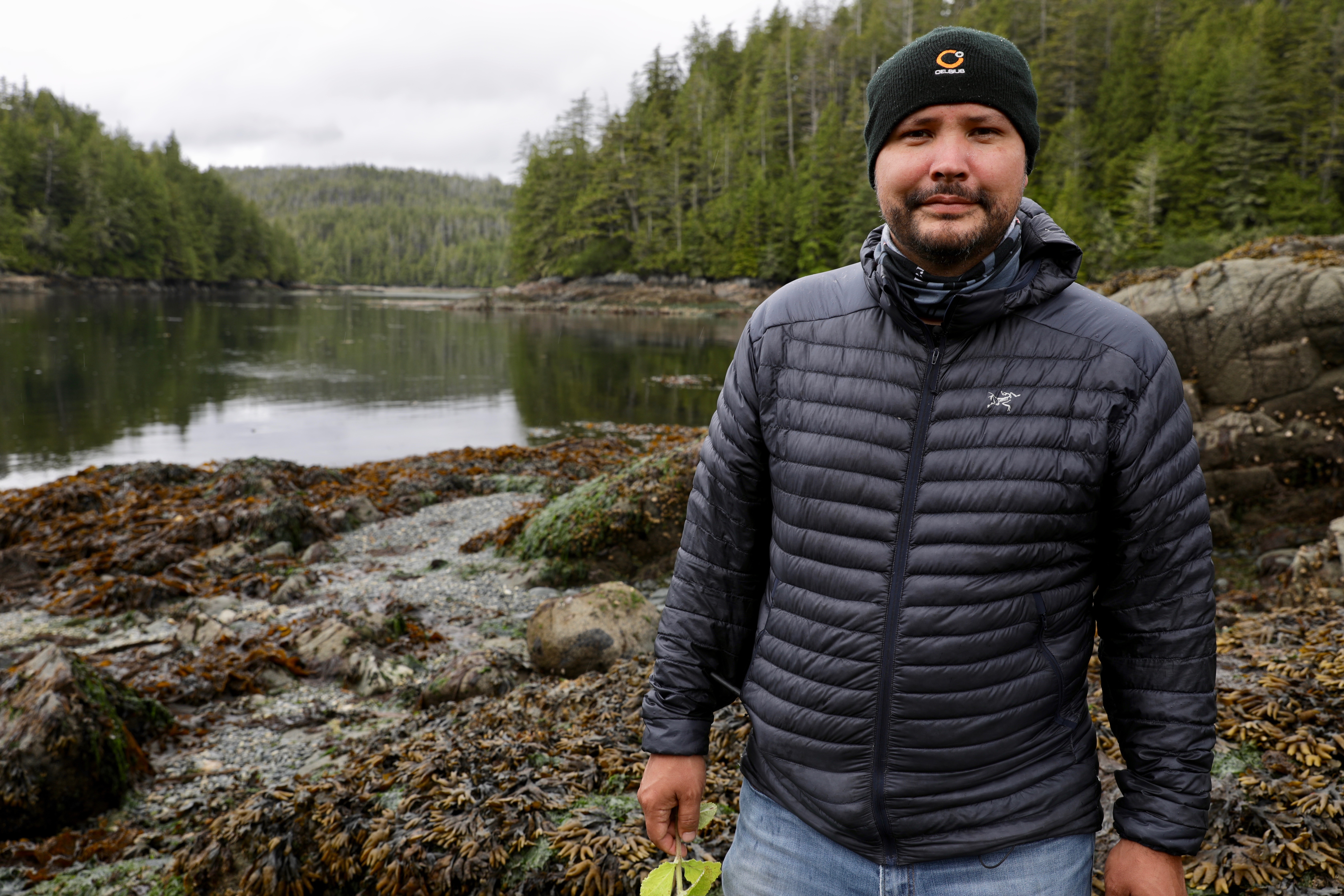 Kwikwasut'inuxw Nation Hereditary Chief Mike Willie hopes the growth of the sea otter population will boost his tourism business in northern Vancouver Island. (Chris Corday/CBC)